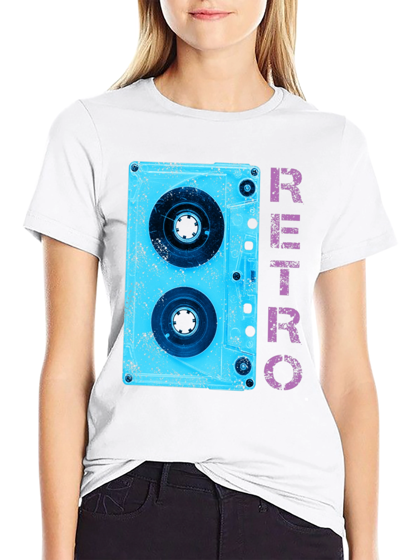 Retro Cassette Tape Graphic T-Shirt