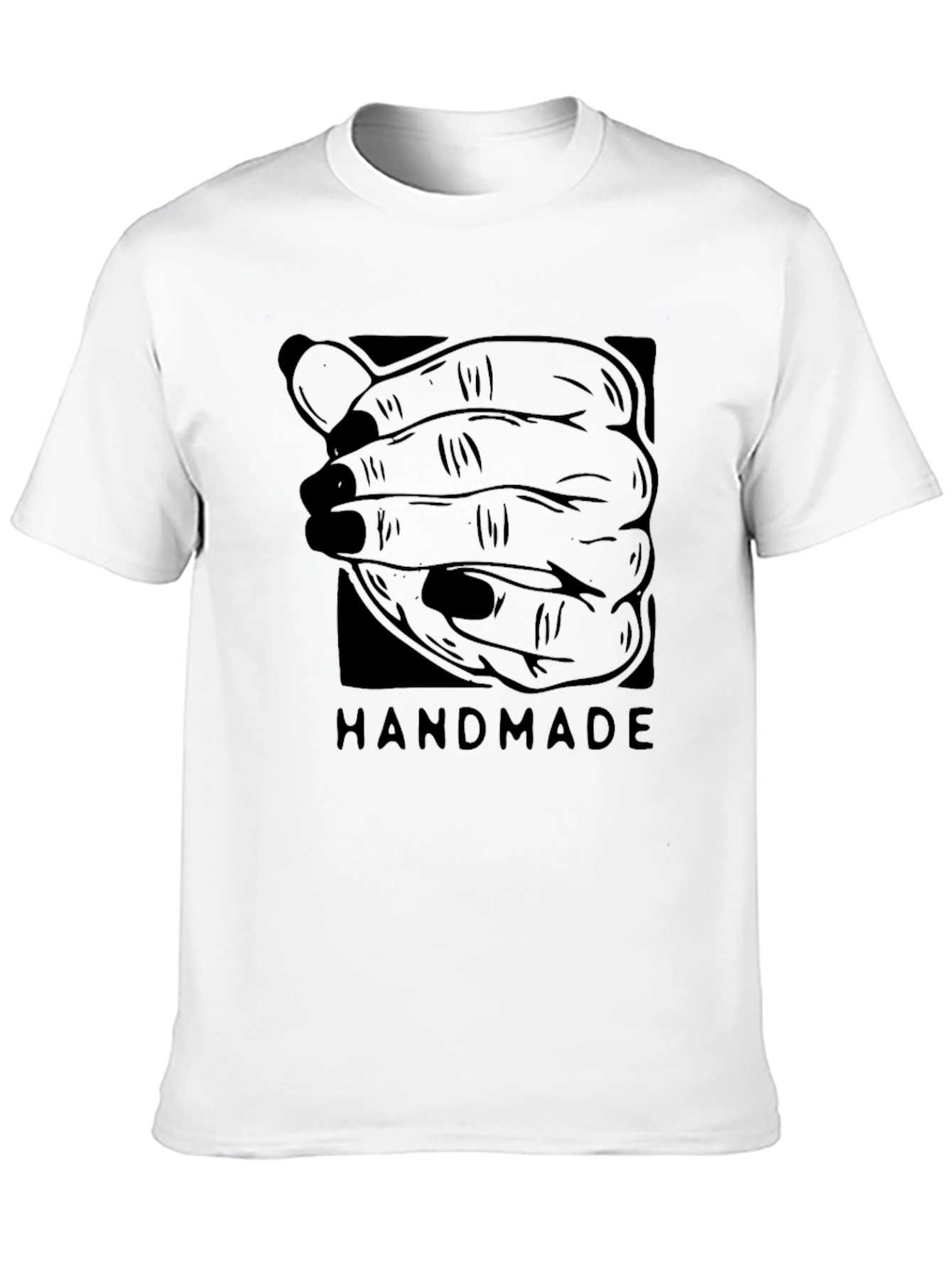 Handmade Graphic T-Shirt - Unique Design Tee