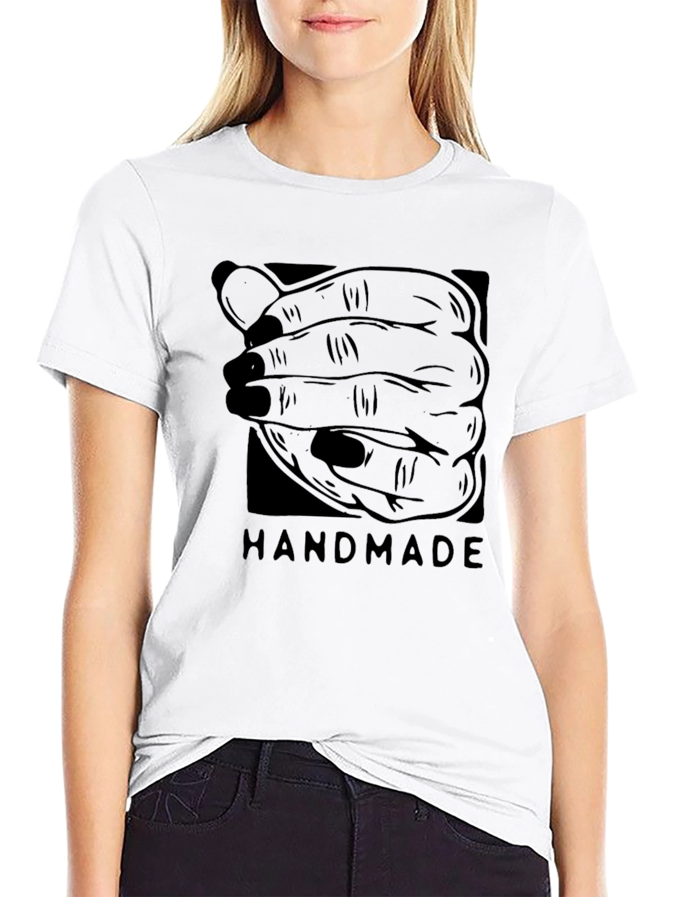 Handmade Graphic T-Shirt - Unique Design Tee