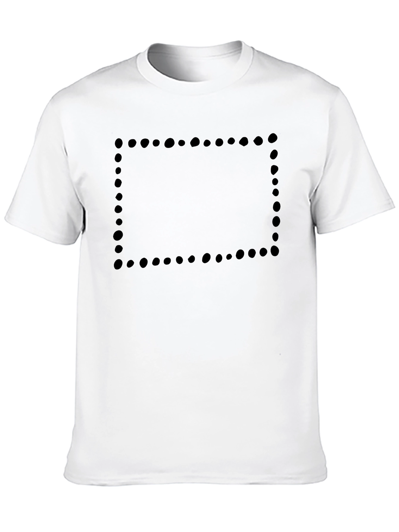 Modern Black Crew Neck T-Shirt