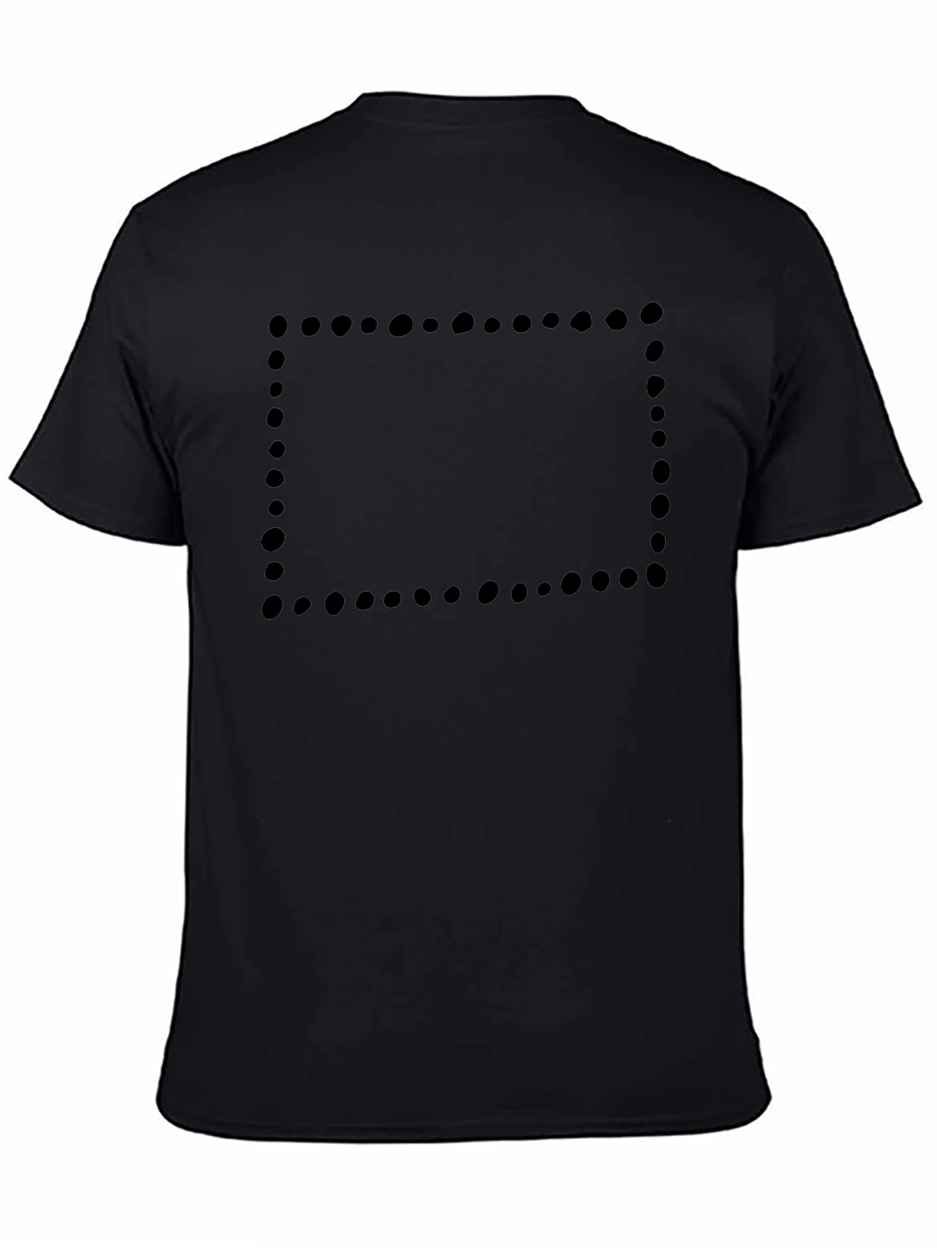 Modern Black Crew Neck T-Shirt