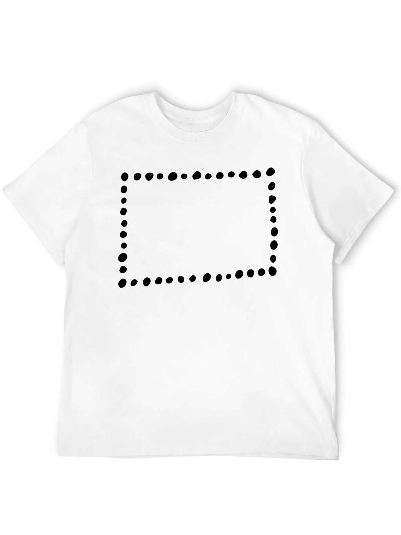 Modern Black Crew Neck T-Shirt