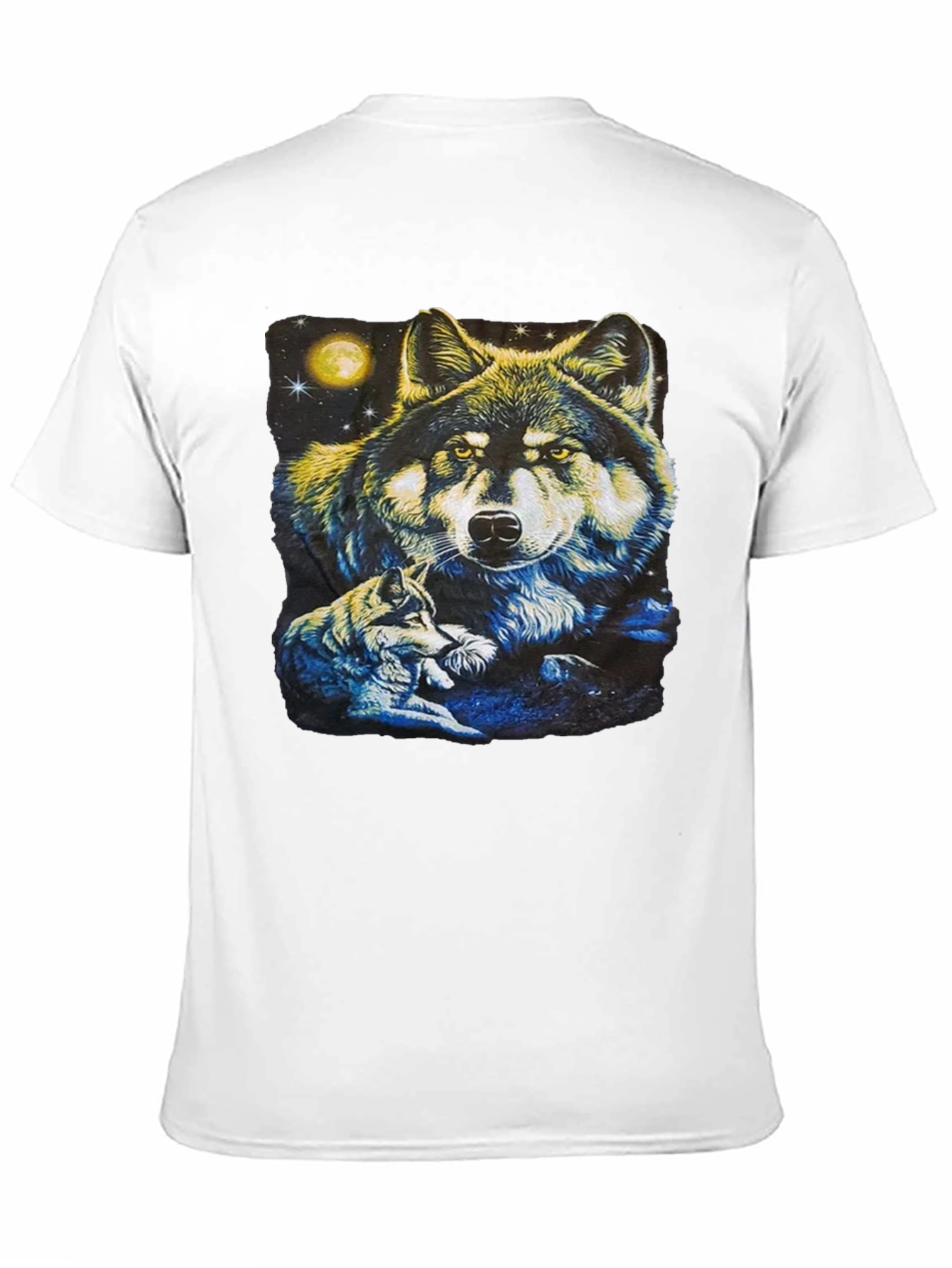 Wolf Pack Graphic T-Shirt - Black