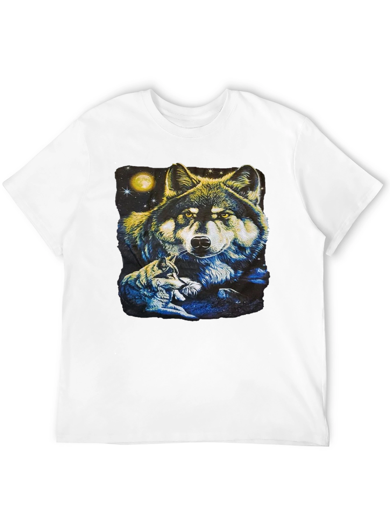 Wolf Pack Graphic T-Shirt - Black