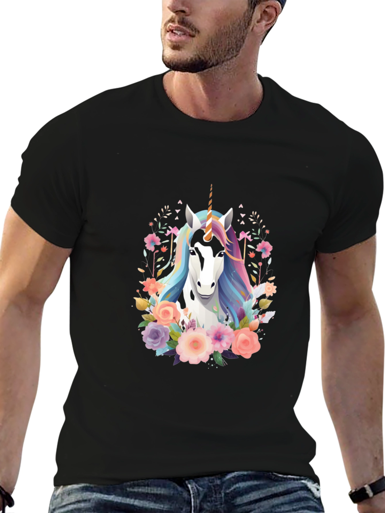 Unicorn Floral T-Shirt