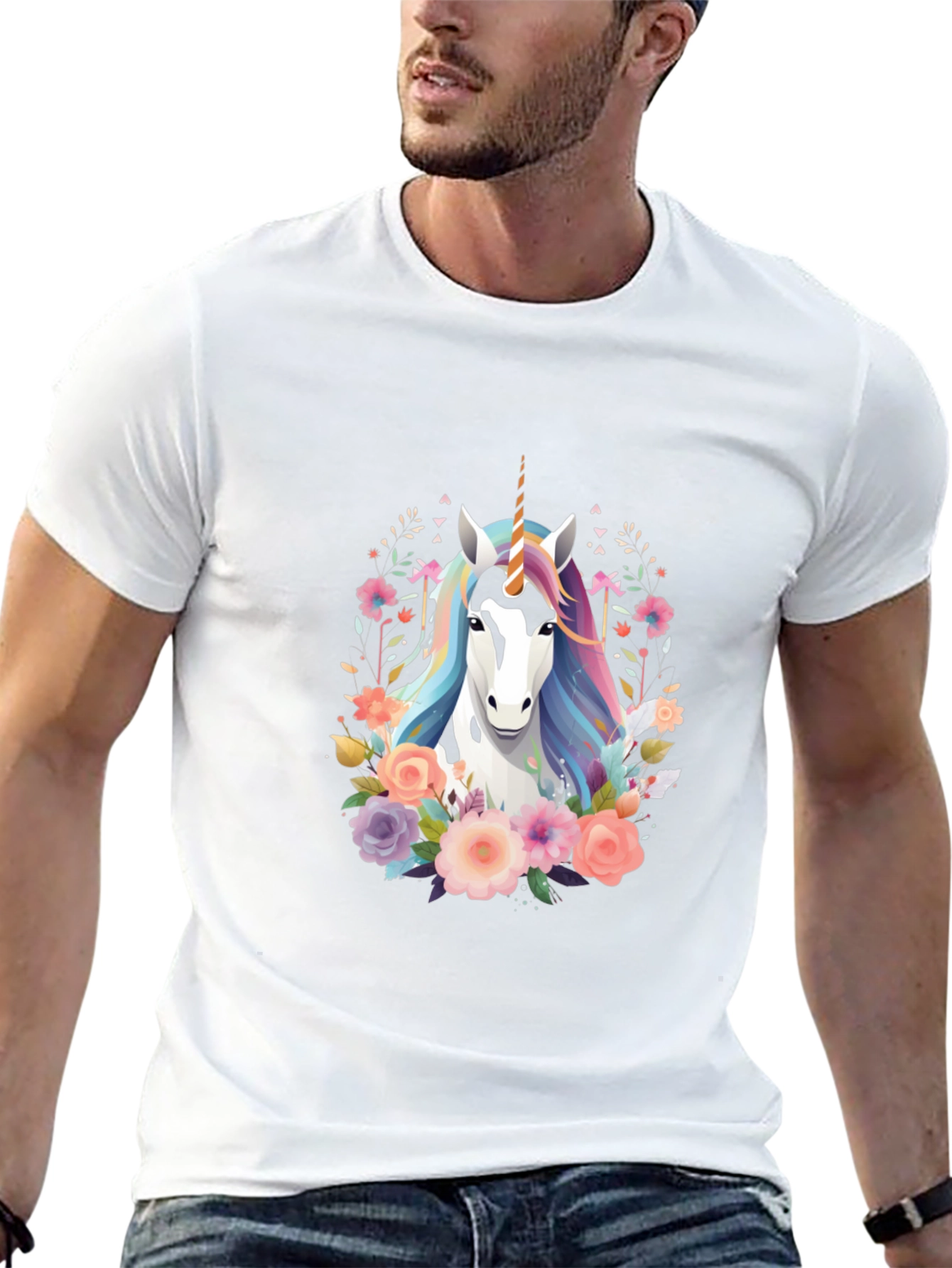 Unicorn Floral T-Shirt