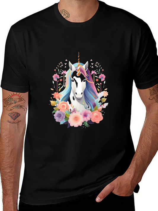 Unicorn Floral T-Shirt