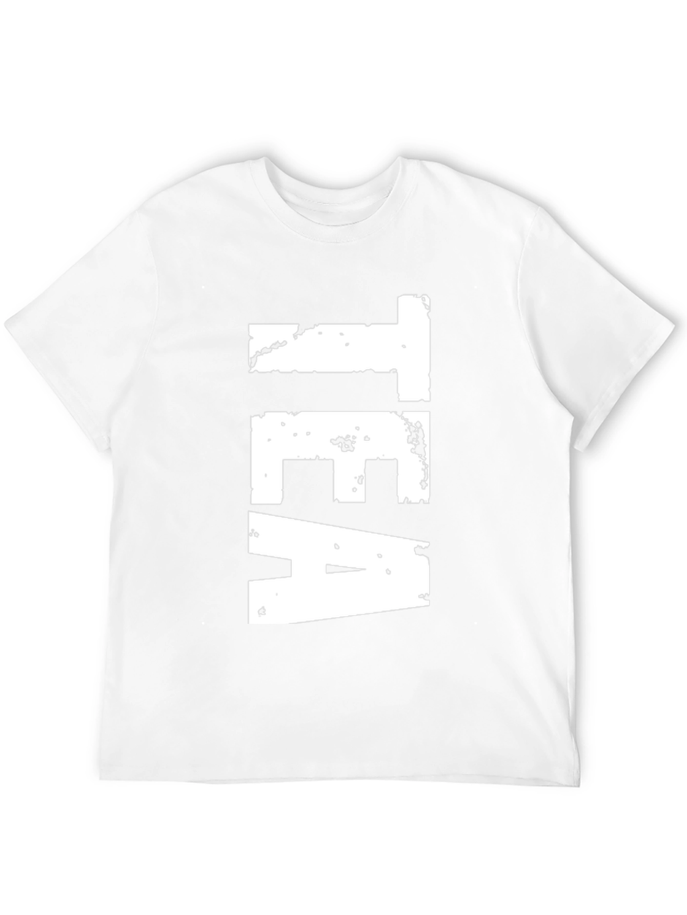 Mens Black TEA Graphic T-Shirt