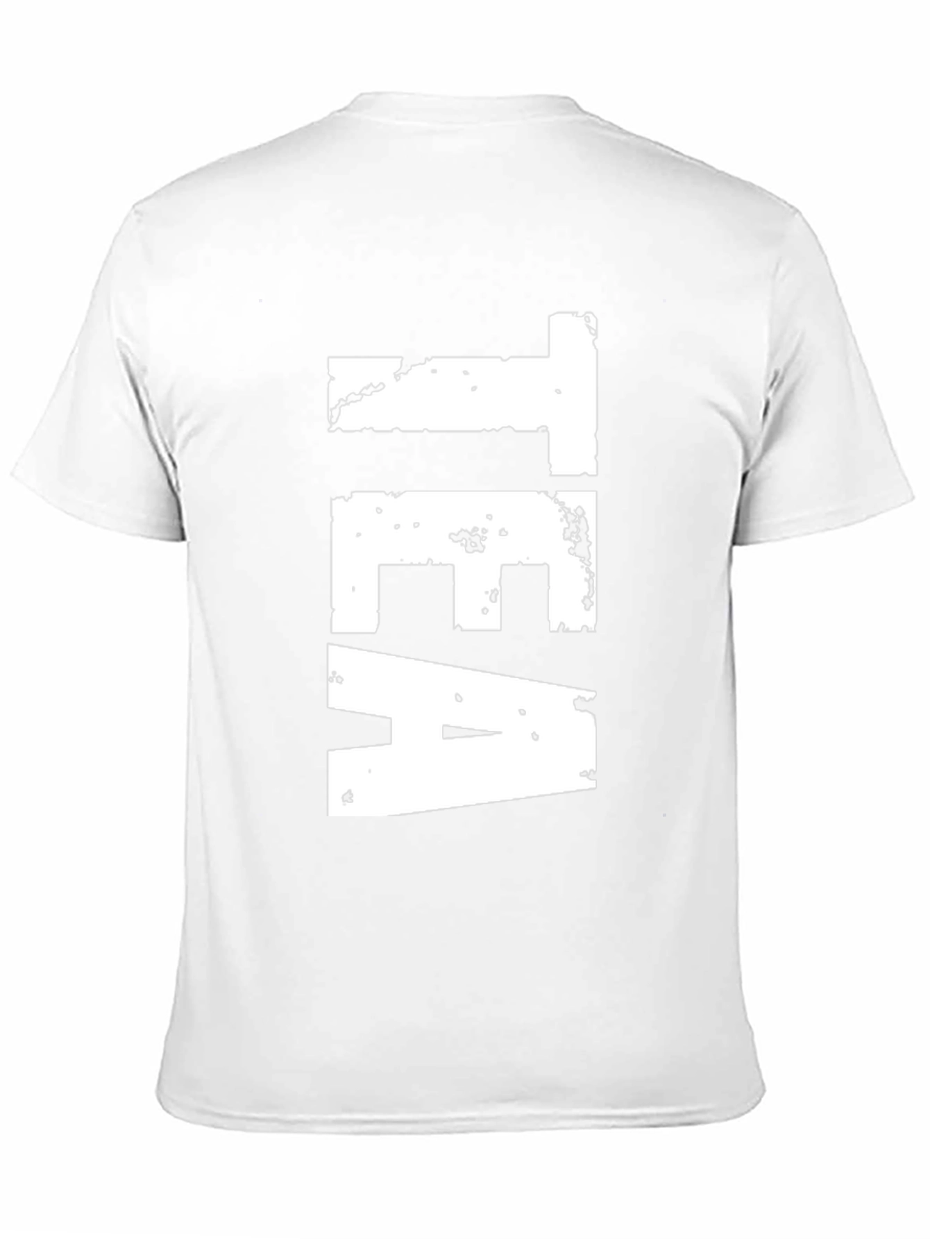 Mens Black TEA Graphic T-Shirt