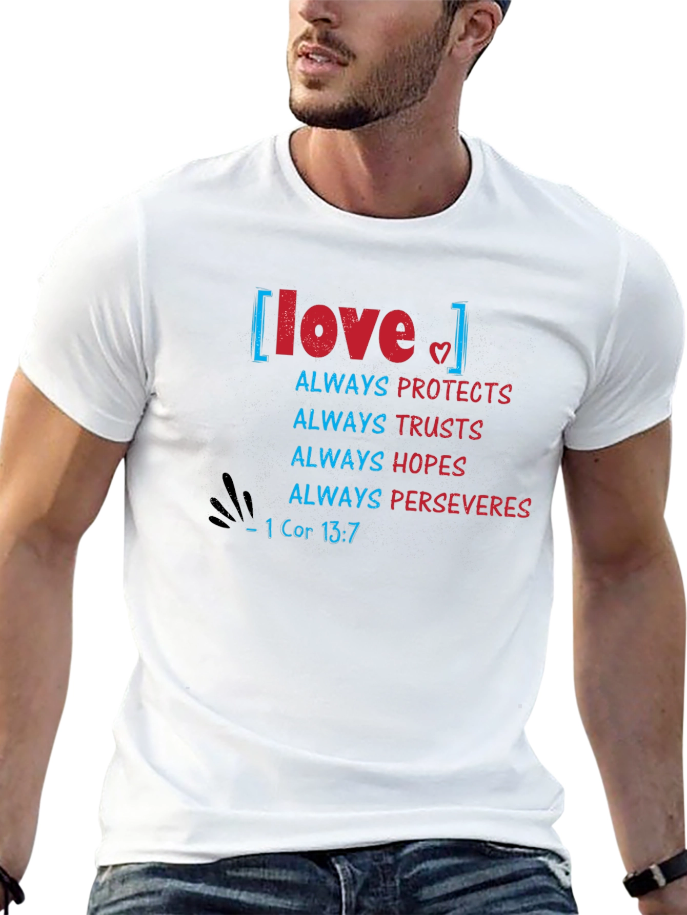 Love Always Protects Christian T-Shirt