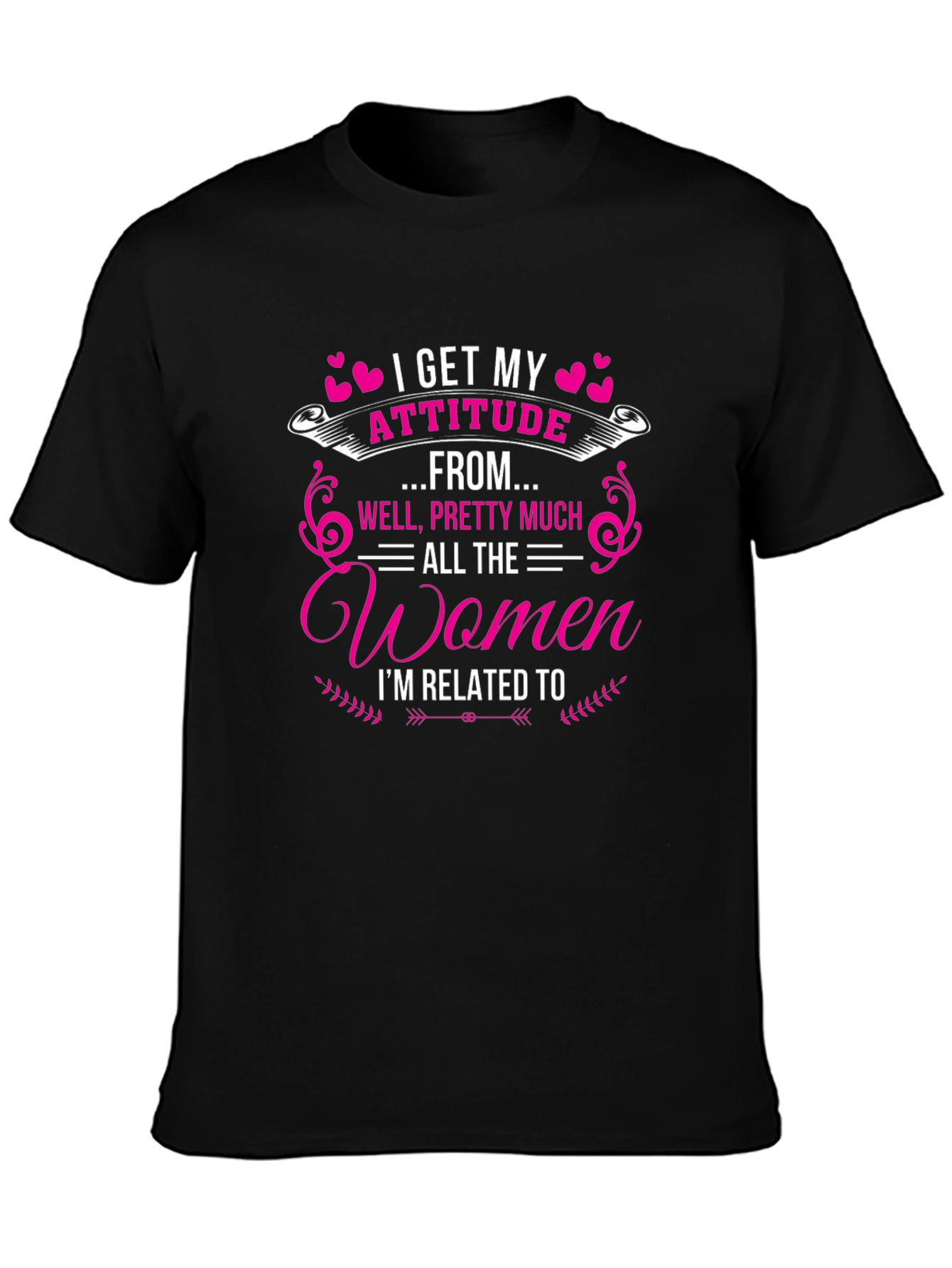 Attitude Women T-Shirt - Humorous Family Tee