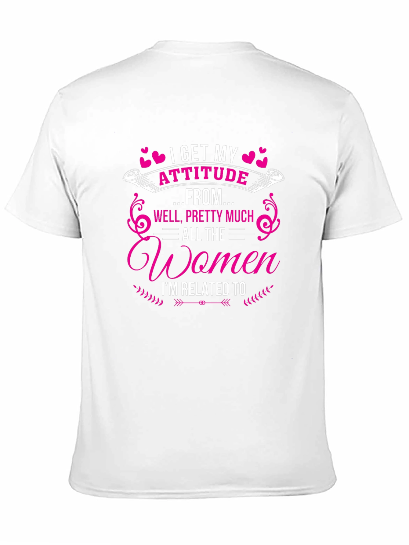 Attitude Women T-Shirt - Humorous Family Tee