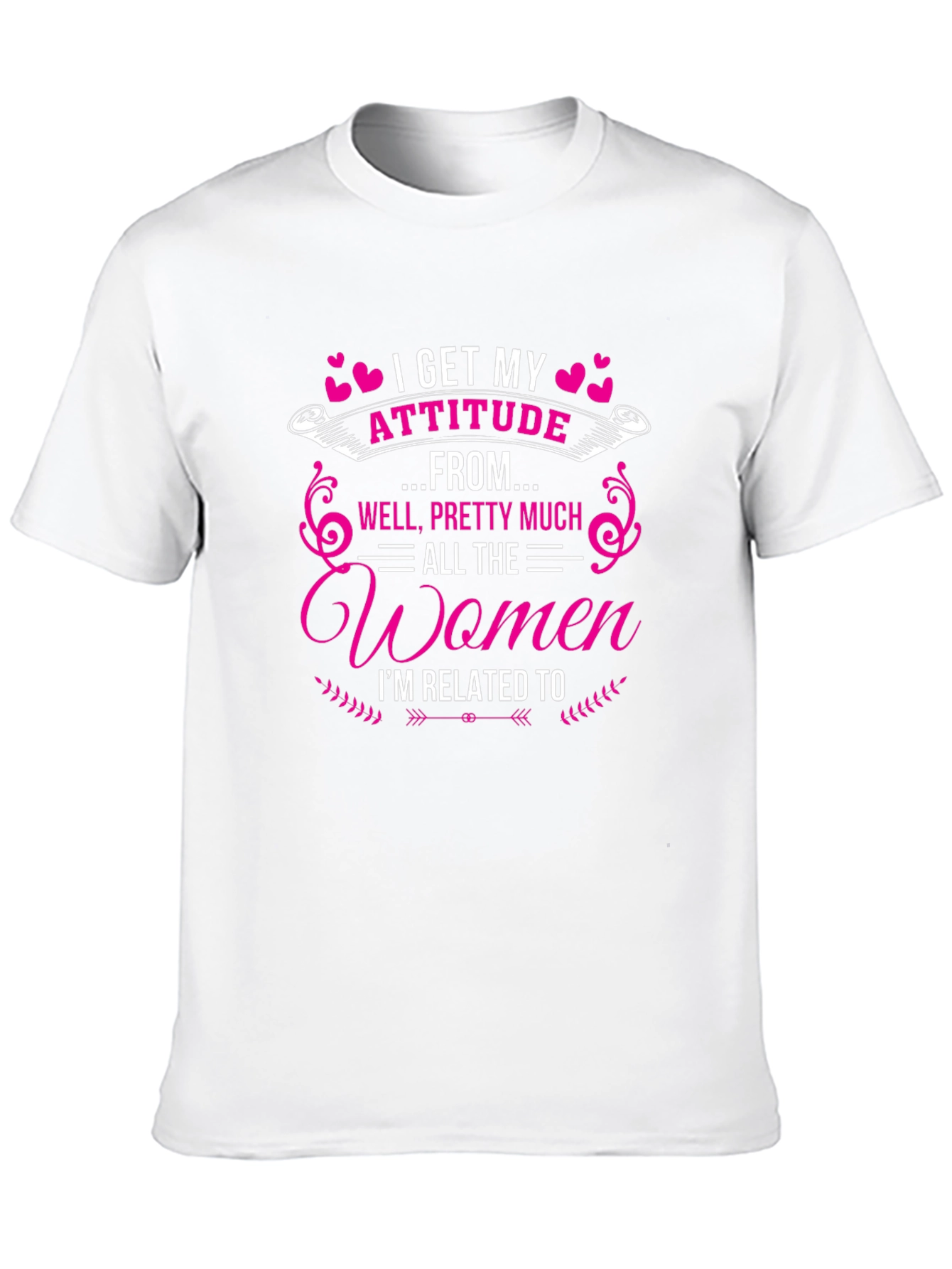 Attitude Women T-Shirt - Humorous Family Tee