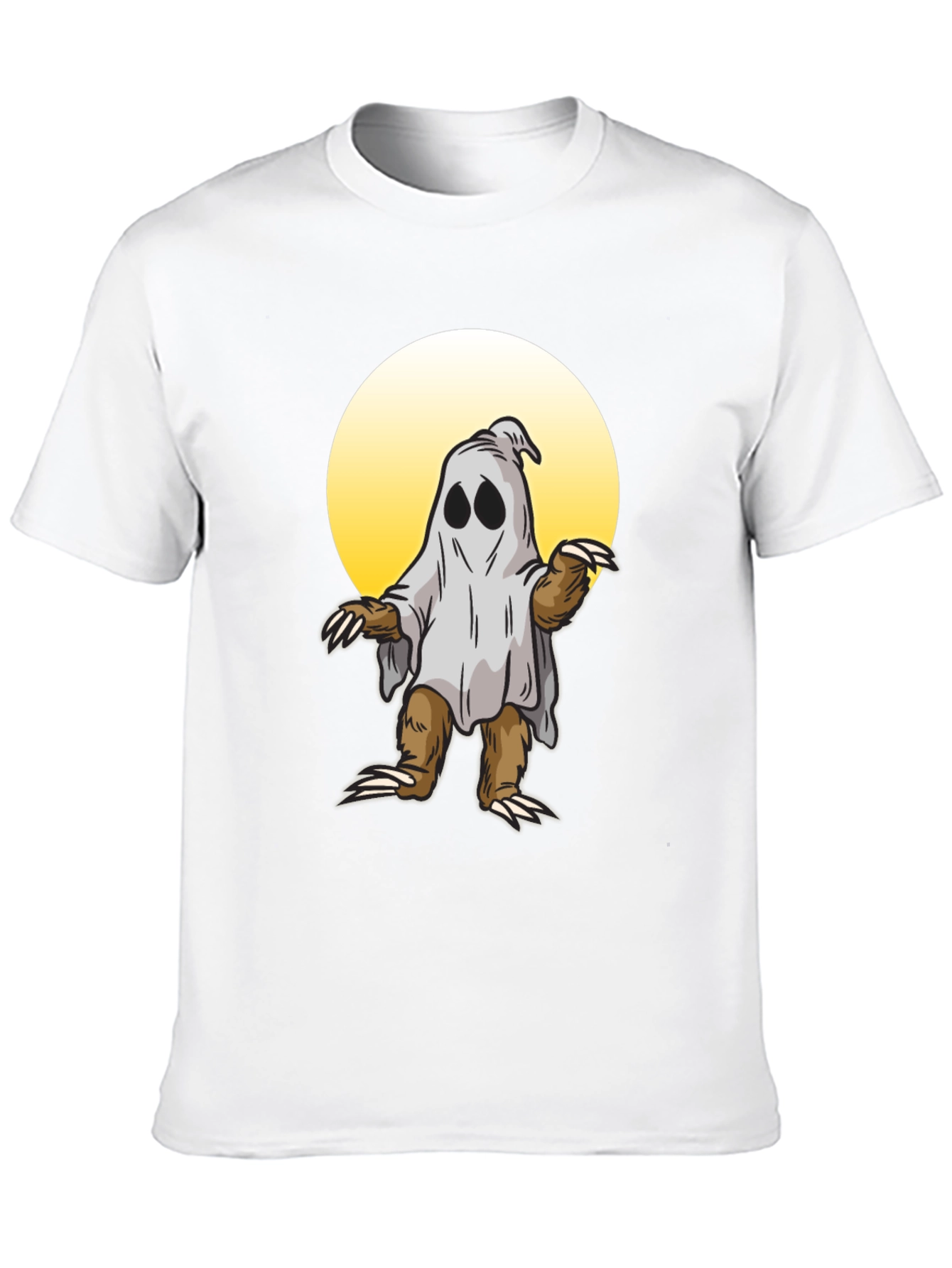 Ghost Sloth Graphic T-Shirt - Halloween Costume