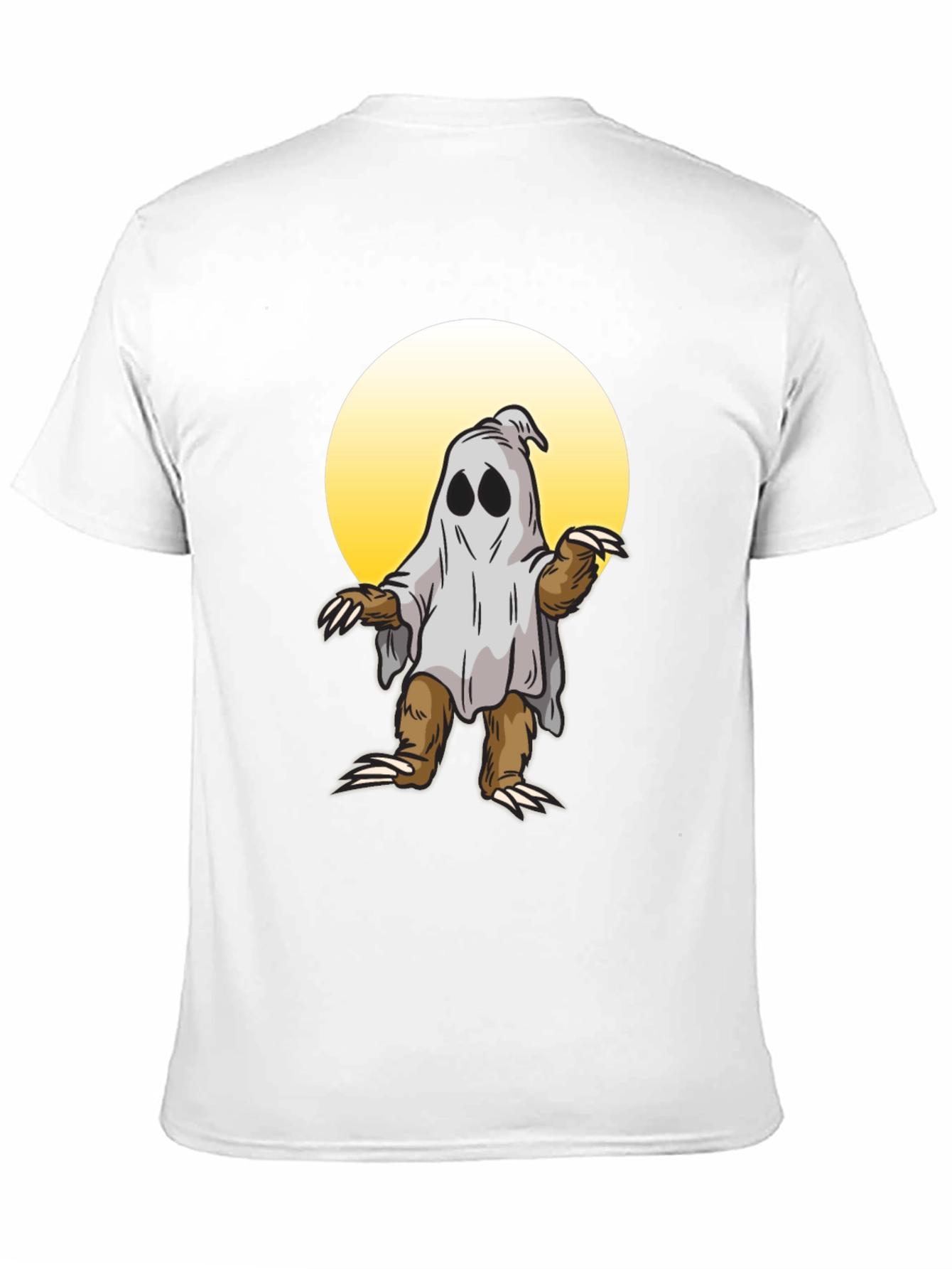 Ghost Sloth Graphic T-Shirt - Halloween Costume