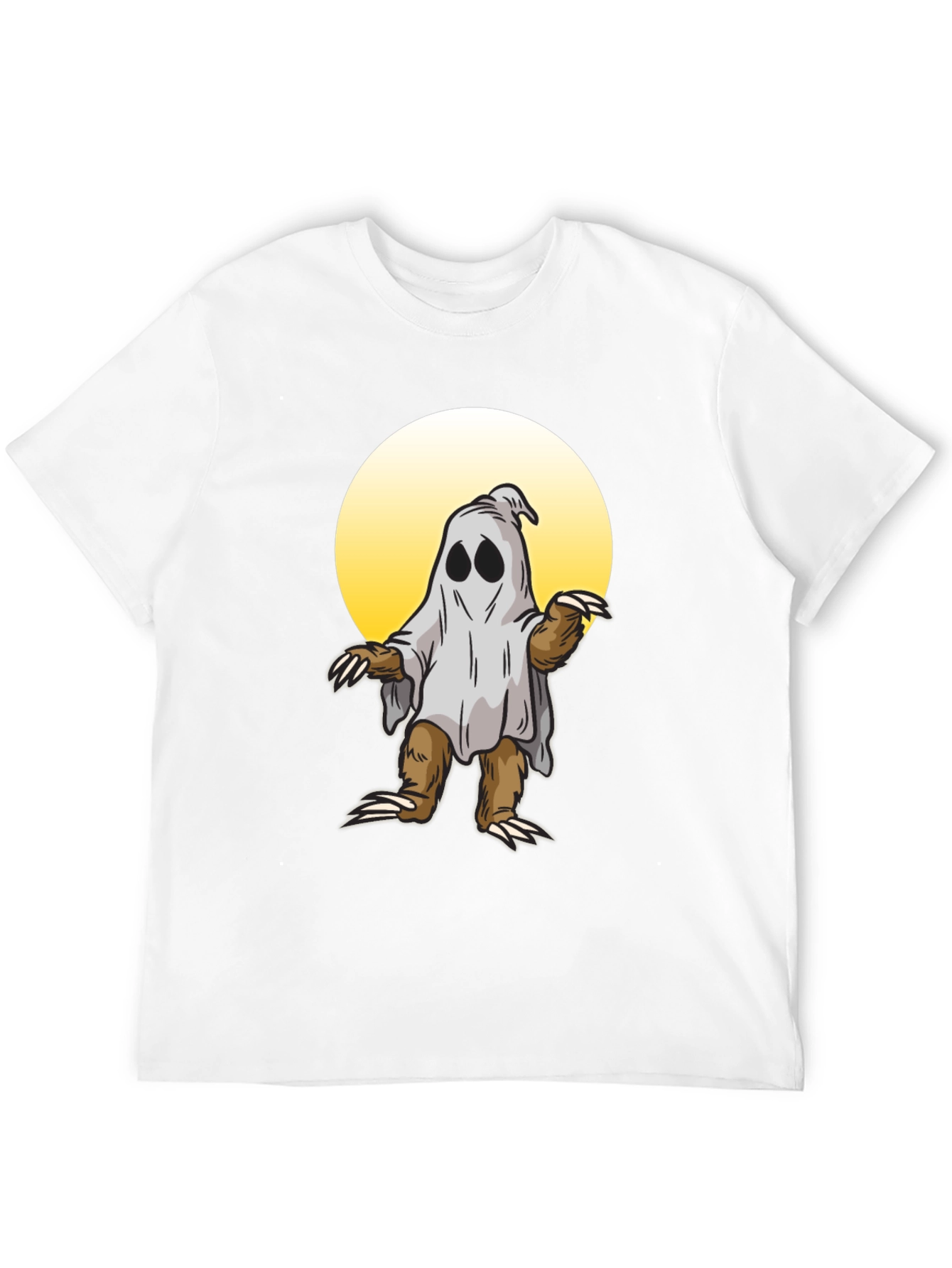 Ghost Sloth Graphic T-Shirt - Halloween Costume