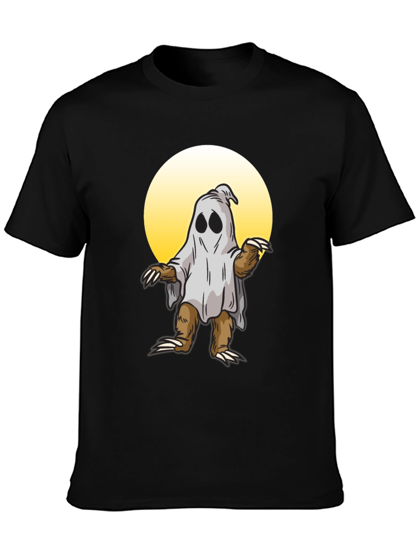 Ghost Sloth Graphic T-Shirt - Halloween Costume