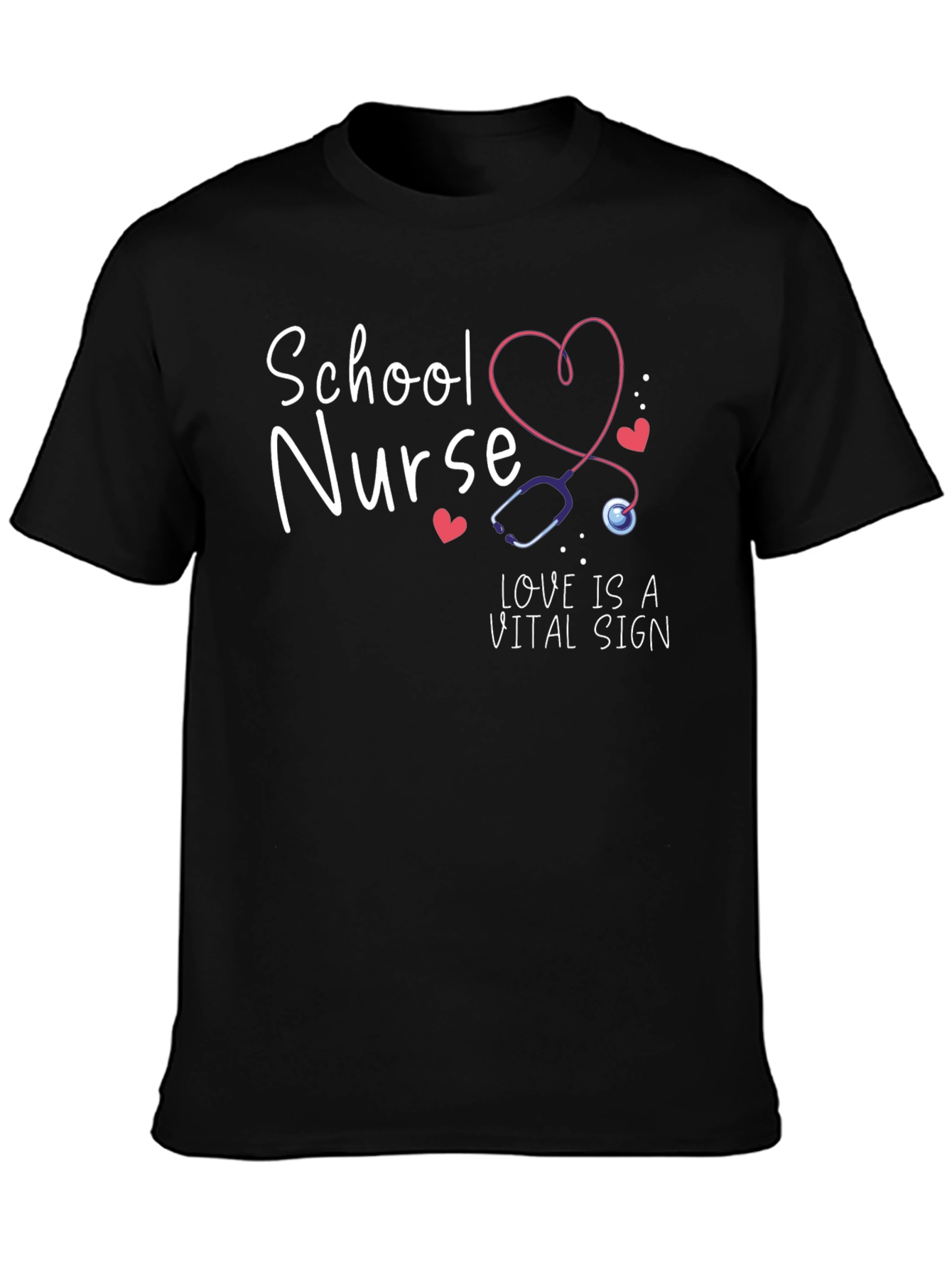 School Nurse Love is a Vital Sign T-Shirt
