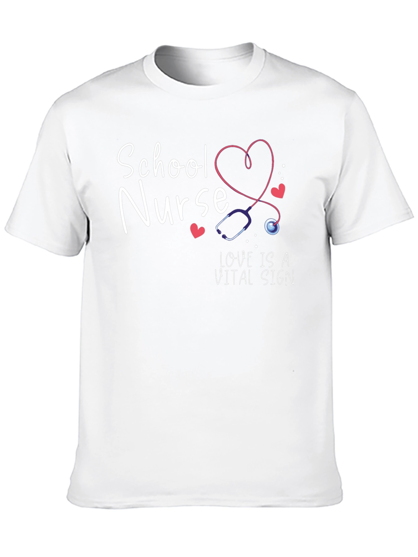 School Nurse Love is a Vital Sign T-Shirt