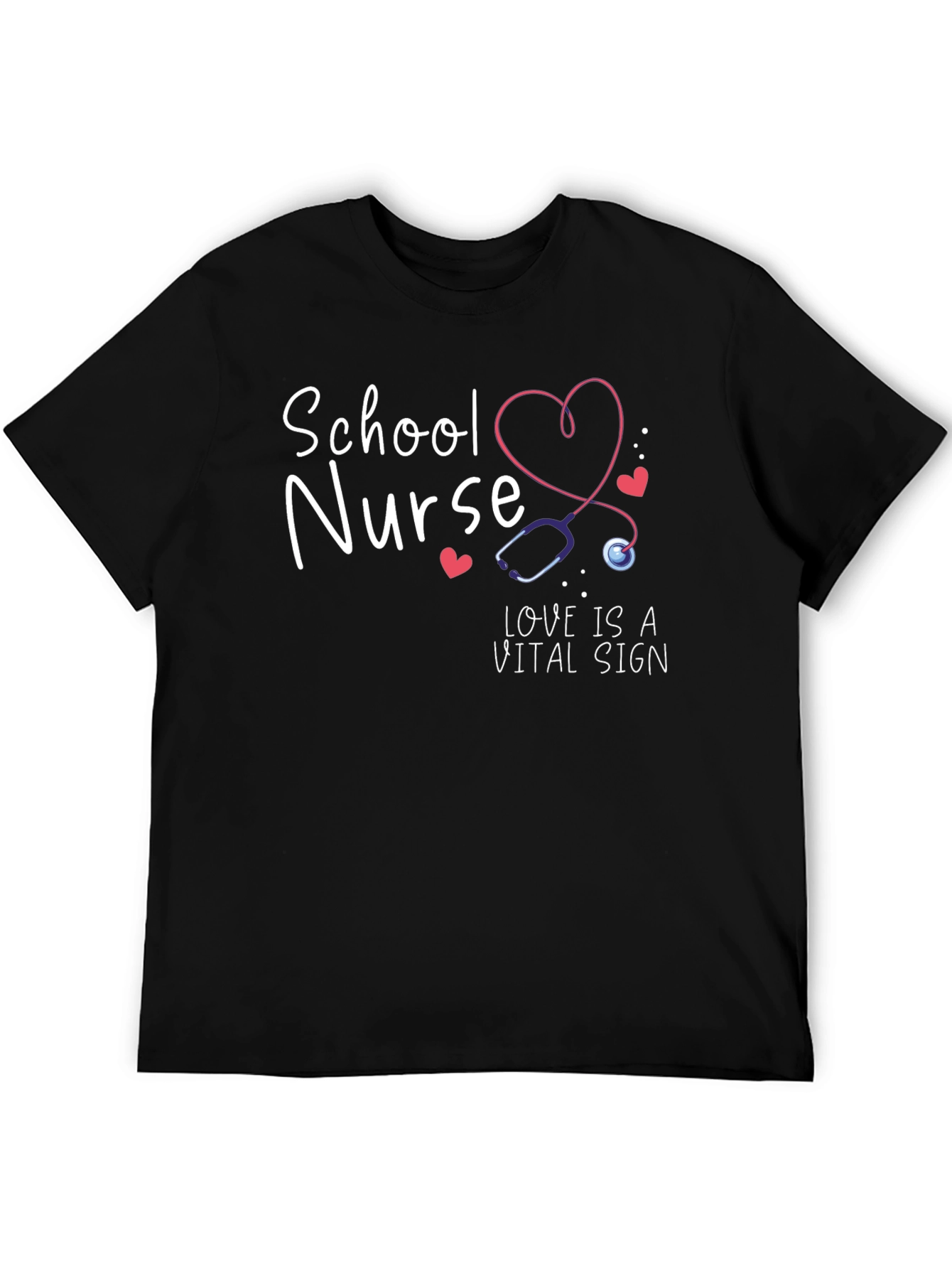 School Nurse Love is a Vital Sign T-Shirt