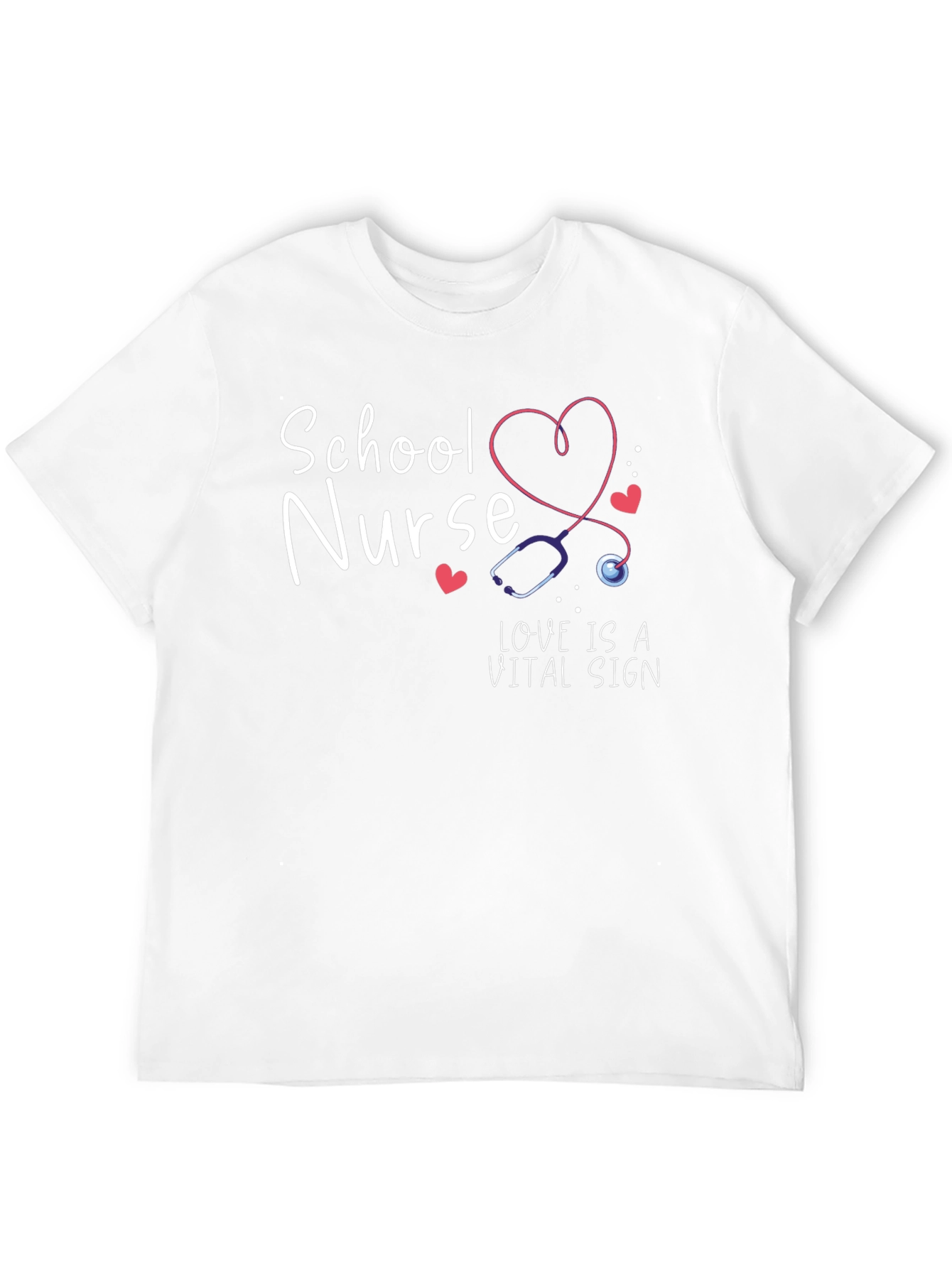 School Nurse Love is a Vital Sign T-Shirt