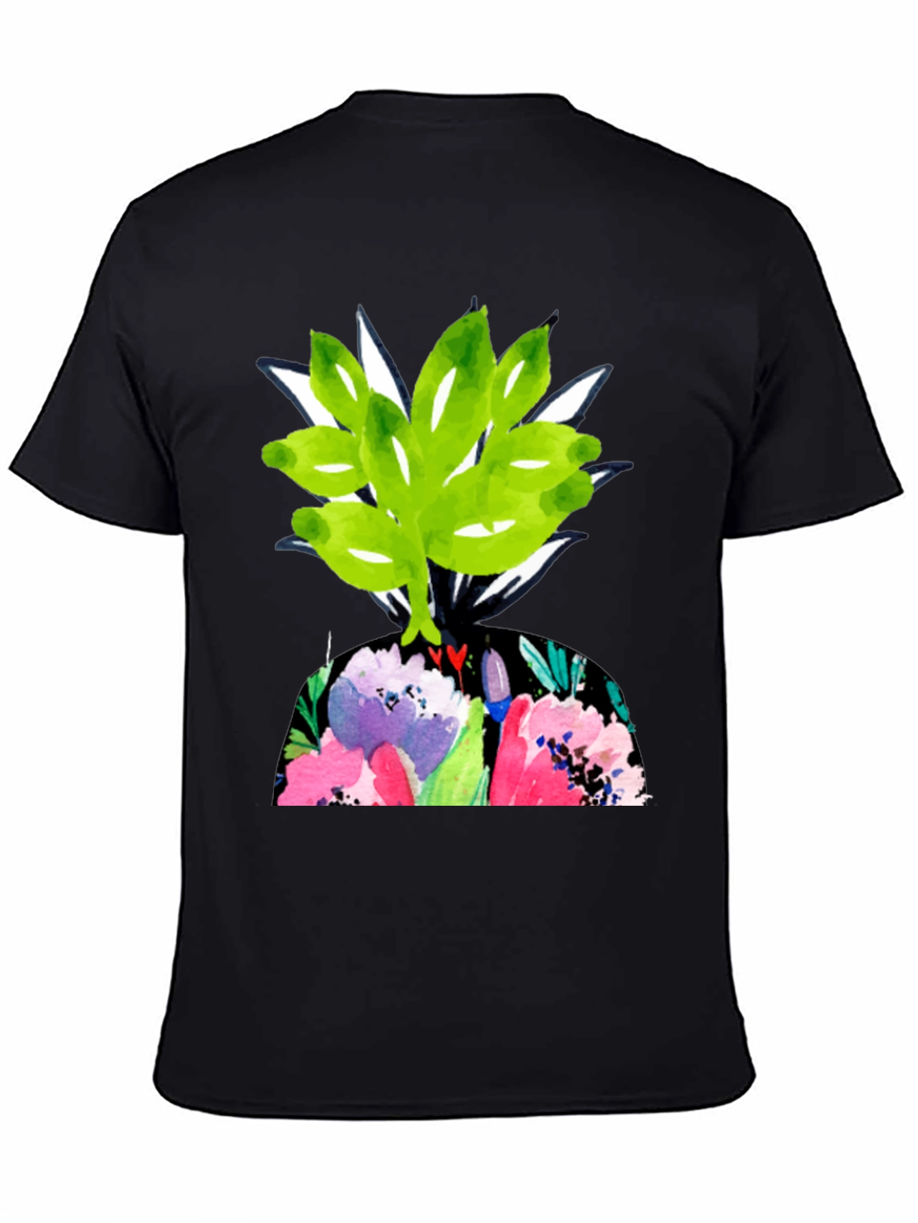 Floral T-Shirt - Abstract Art Tee