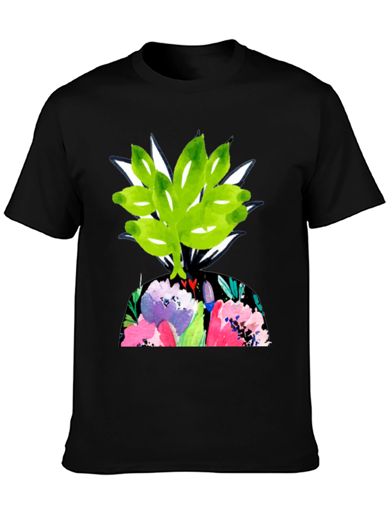 Floral T-Shirt - Abstract Art Tee
