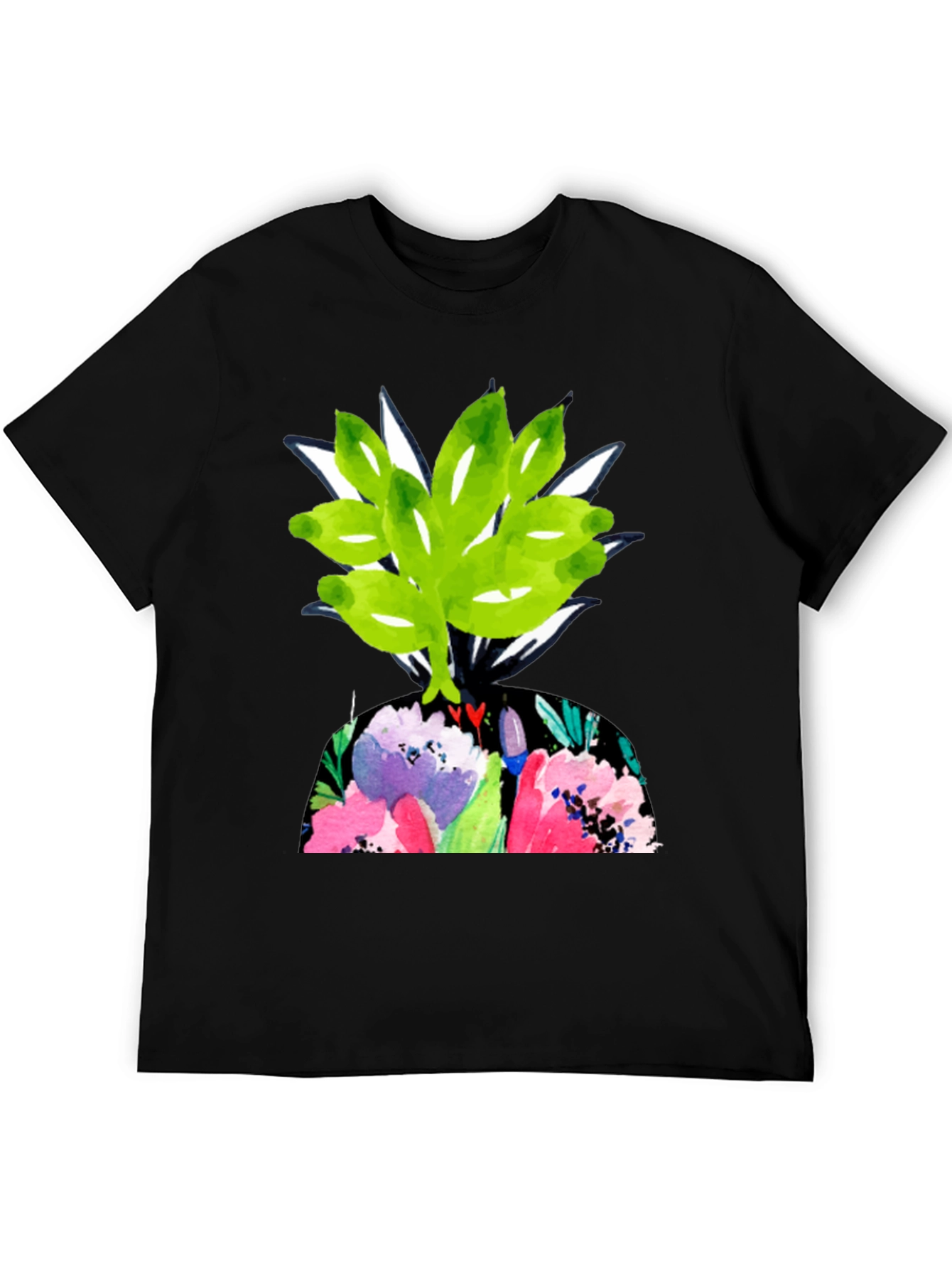 Floral T-Shirt - Abstract Art Tee