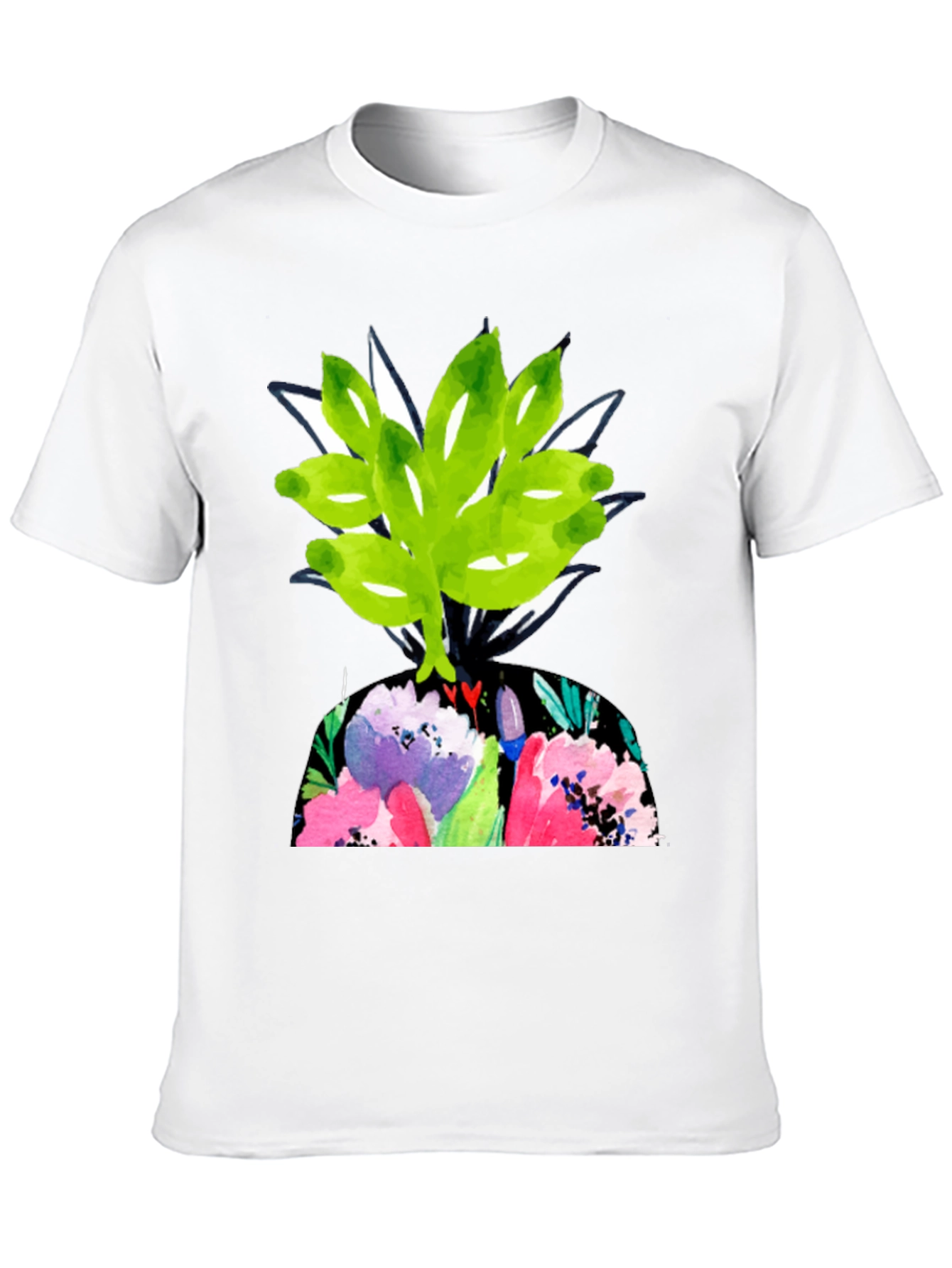 Floral T-Shirt - Abstract Art Tee