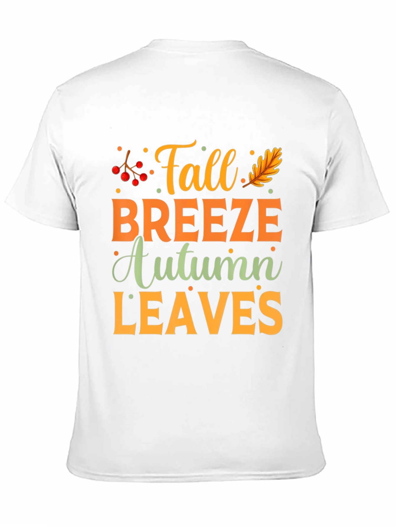 Fall Breeze Autumn Leaves Graphic Tee