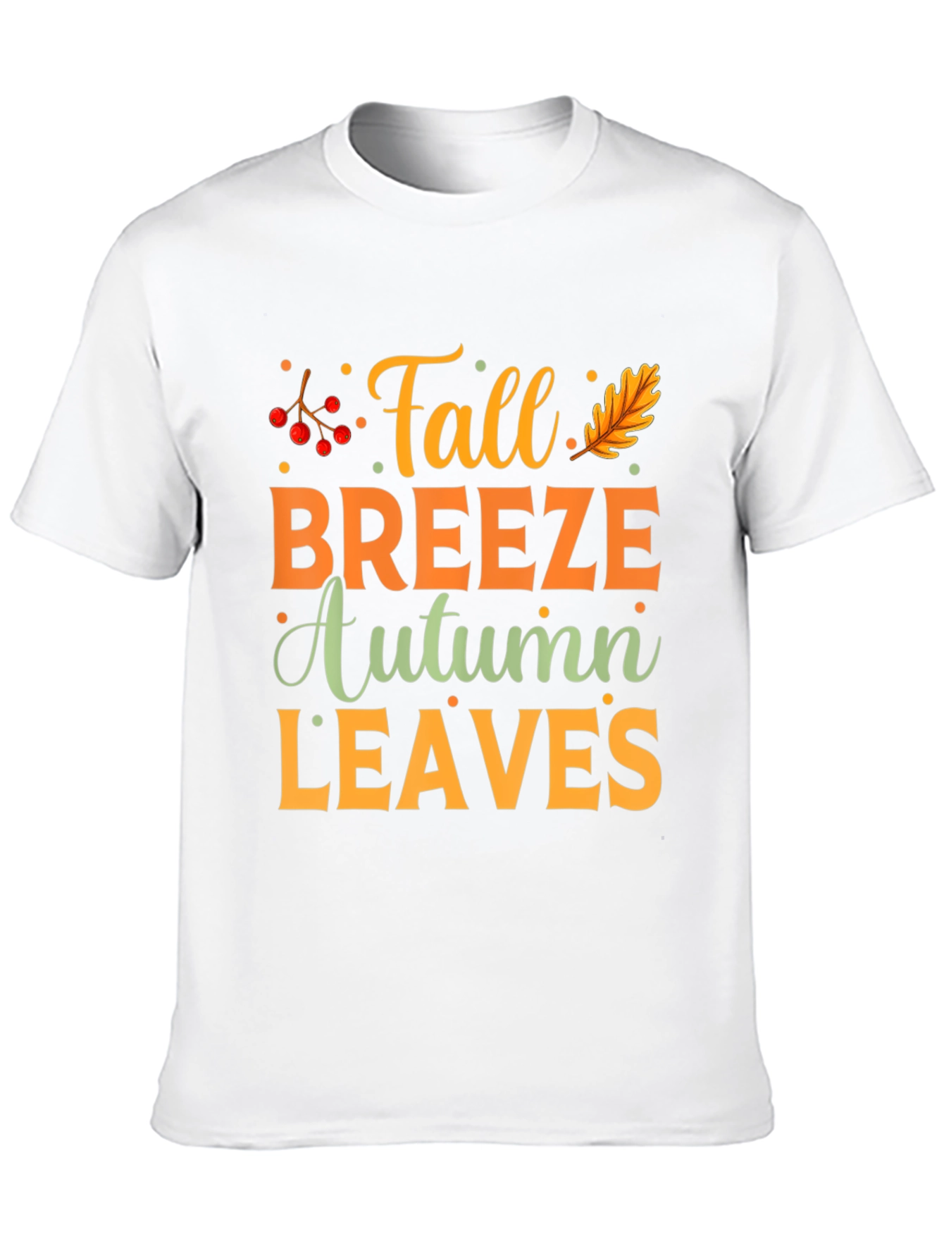 Fall Breeze Autumn Leaves Graphic Tee