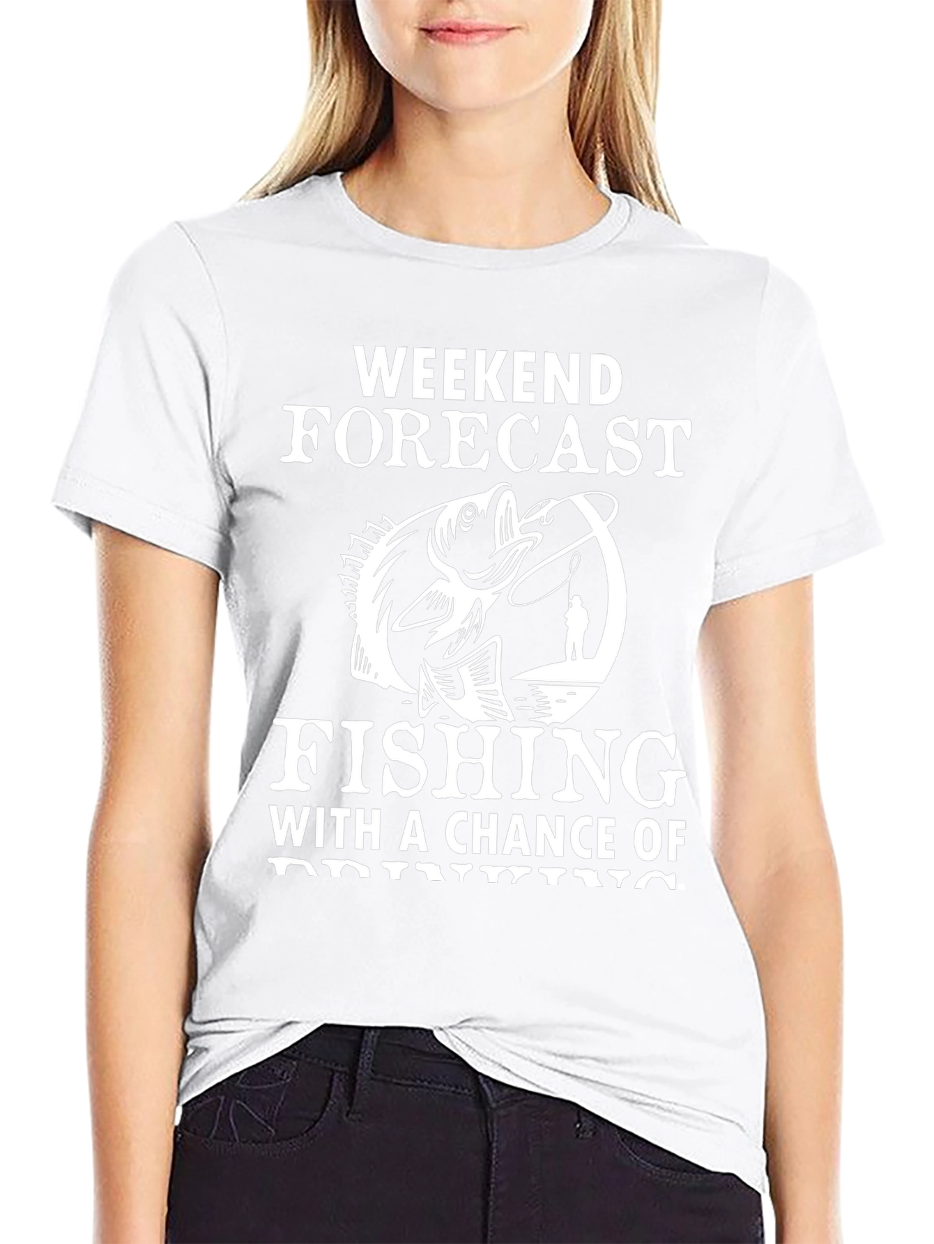 Fishing Forecast Graphic T-Shirt