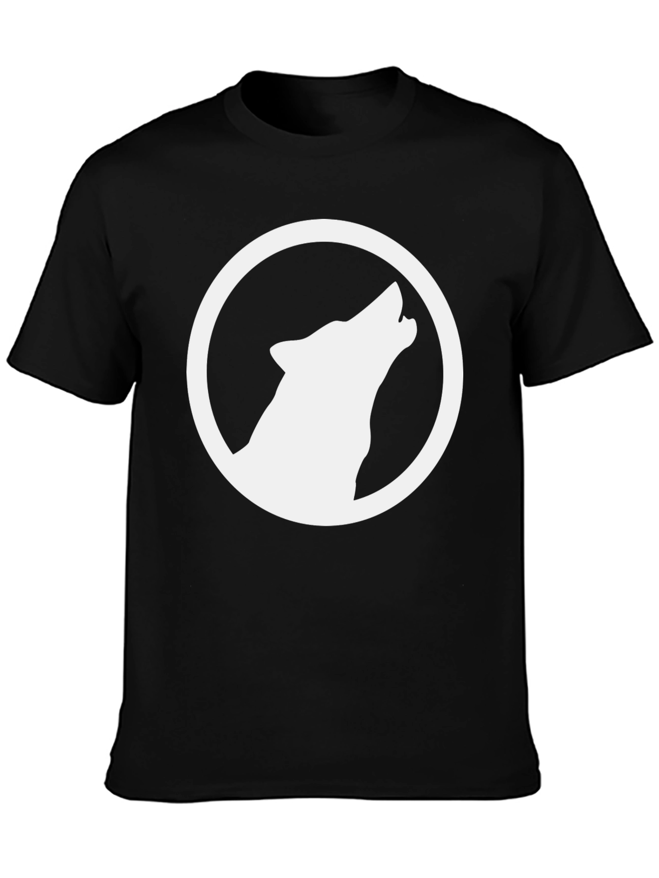 Wolf Howl Black T-Shirt - Graphic Tee