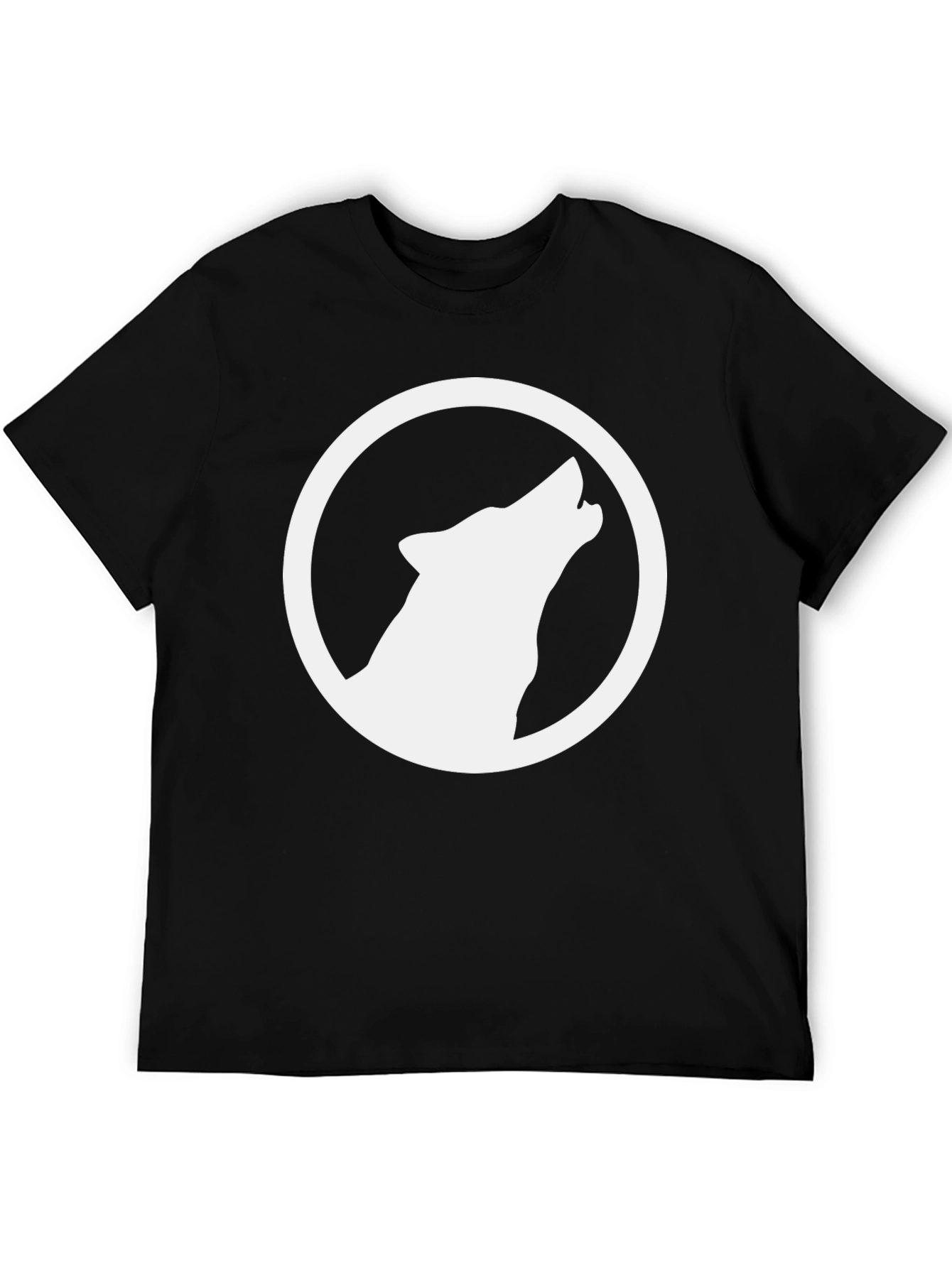 Wolf Howl Black T-Shirt - Graphic Tee
