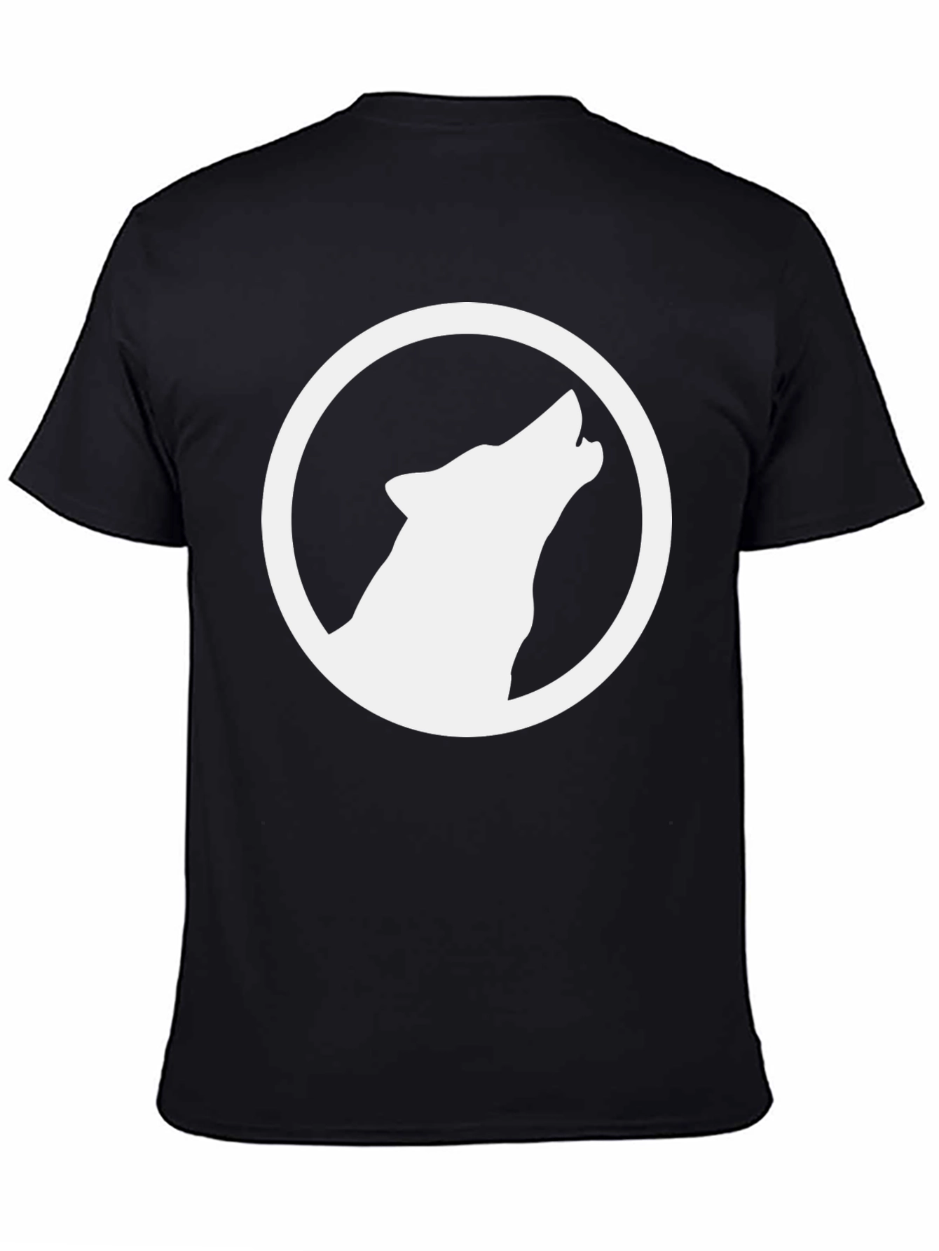 Wolf Howl Black T-Shirt - Graphic Tee
