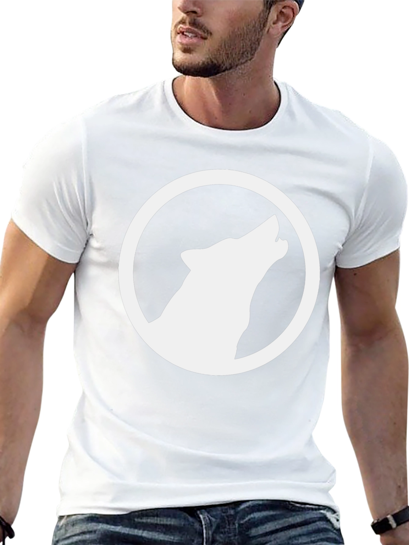 Wolf Howl Black T-Shirt - Graphic Tee