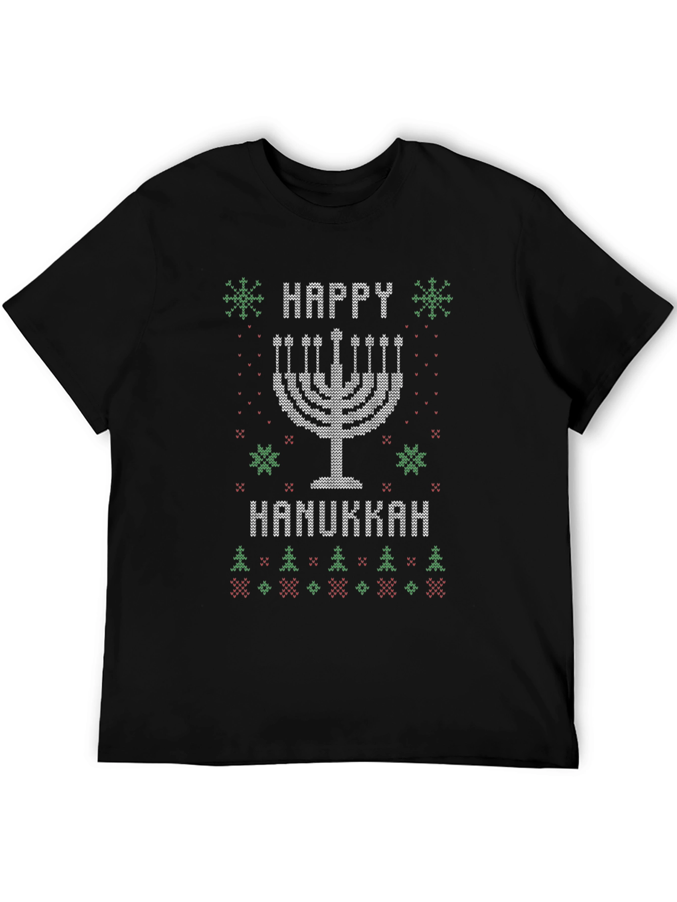 Happy Hanukkah Ugly Christmas Sweater T-Shirt