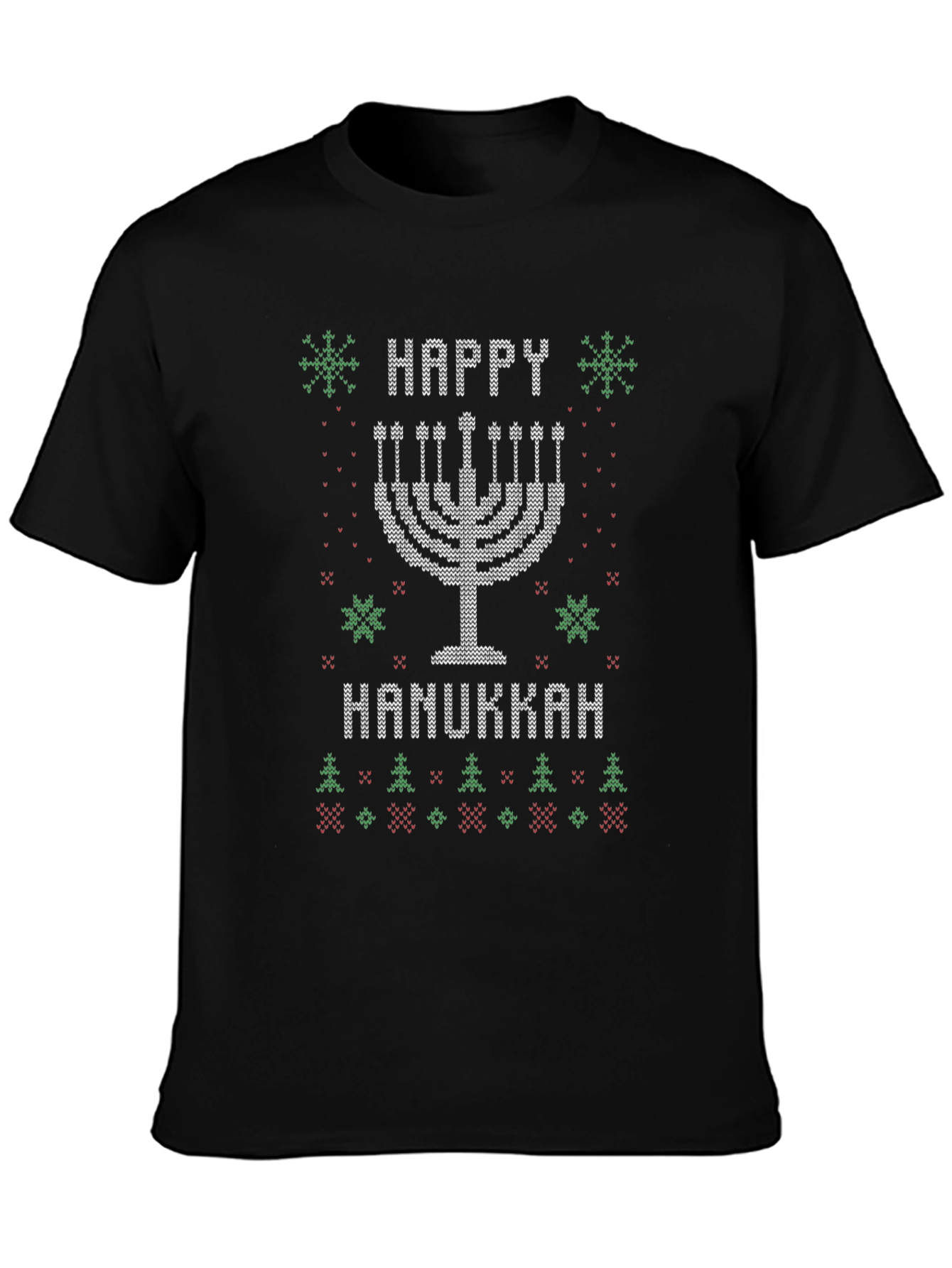 Happy Hanukkah Ugly Christmas Sweater T-Shirt