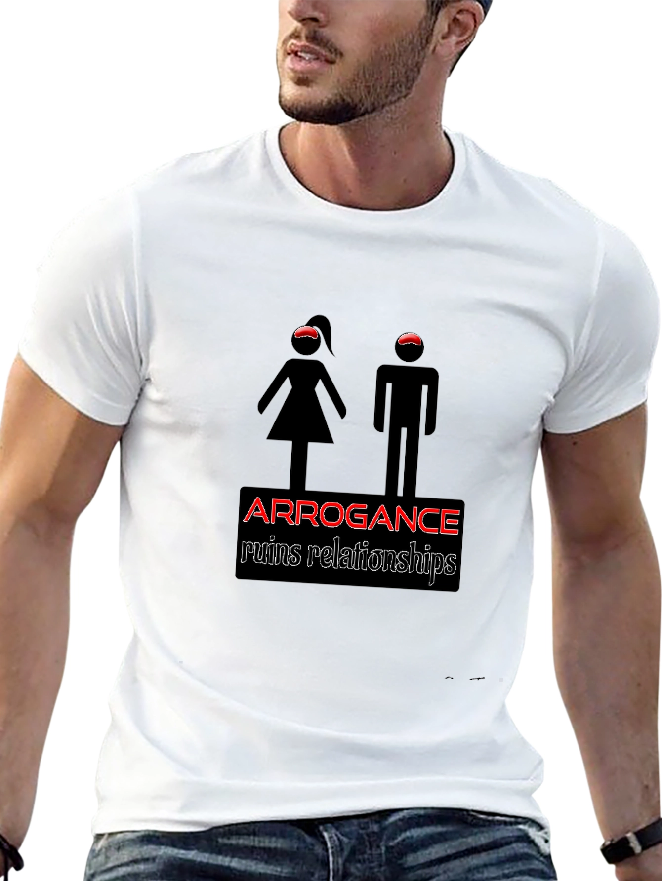 Arrogance Ruins Relationships Graphic Tee