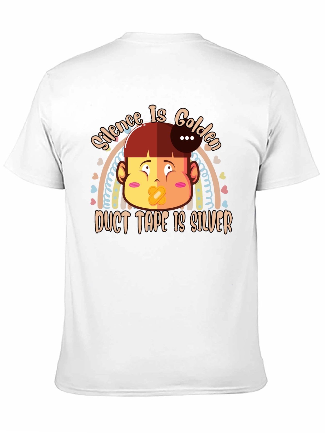 Silence is Golden T-Shirt Funny Humor
