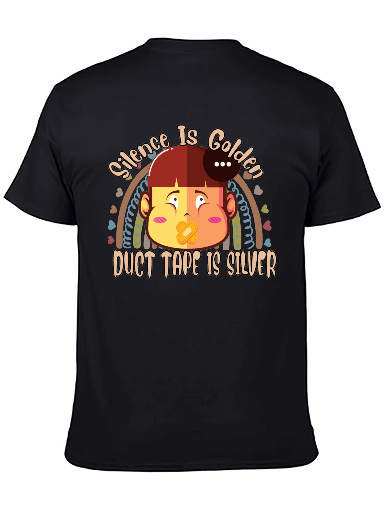 Silence is Golden T-Shirt Funny Humor