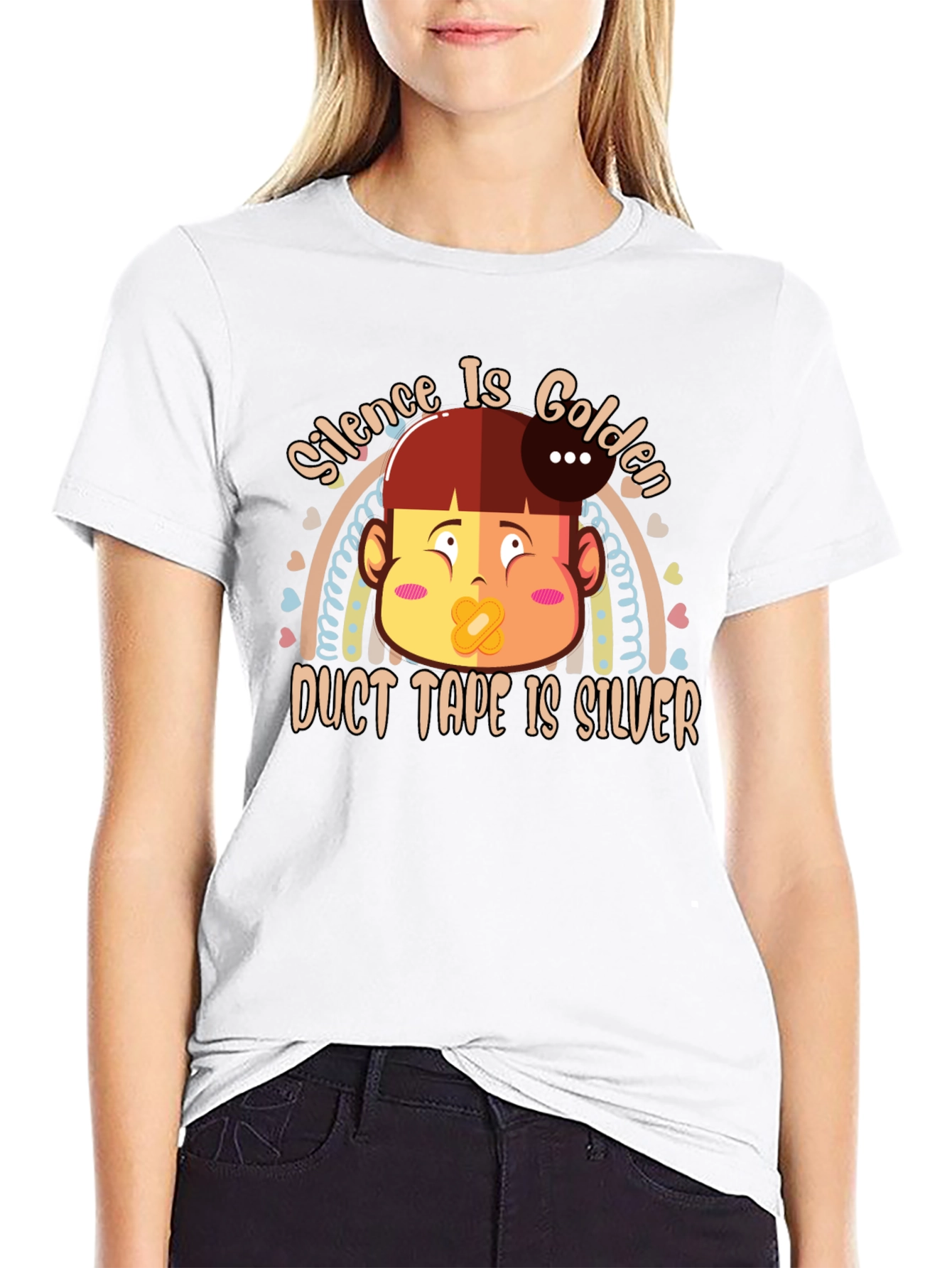 Silence is Golden T-Shirt Funny Humor