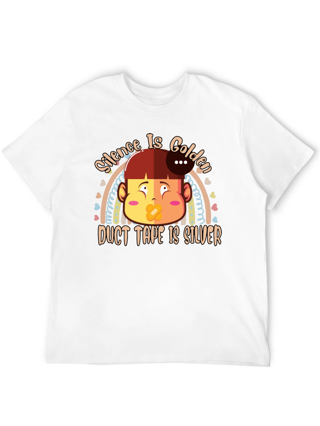 Silence is Golden T-Shirt Funny Humor