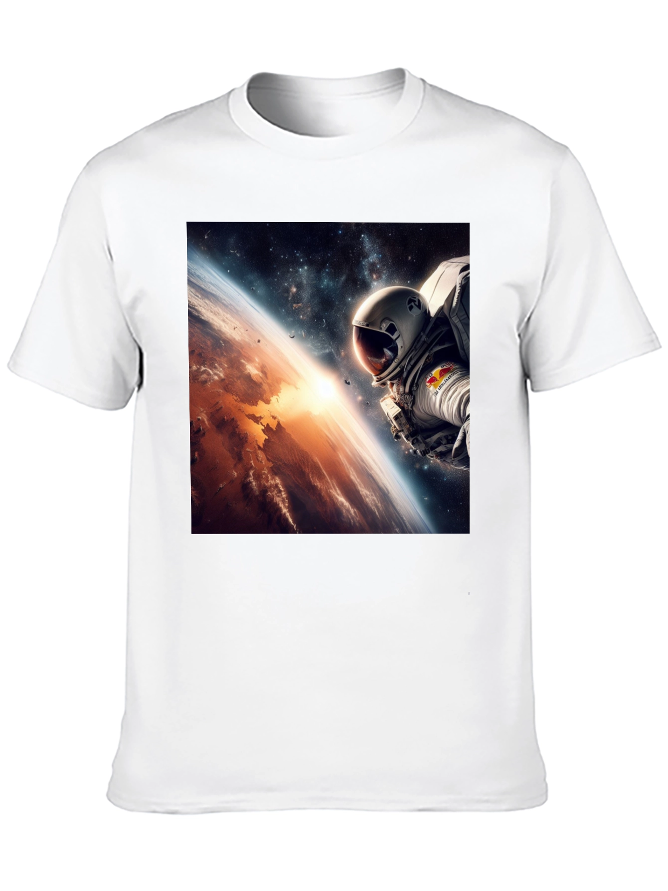 Astronaut Space View Graphic T-Shirt