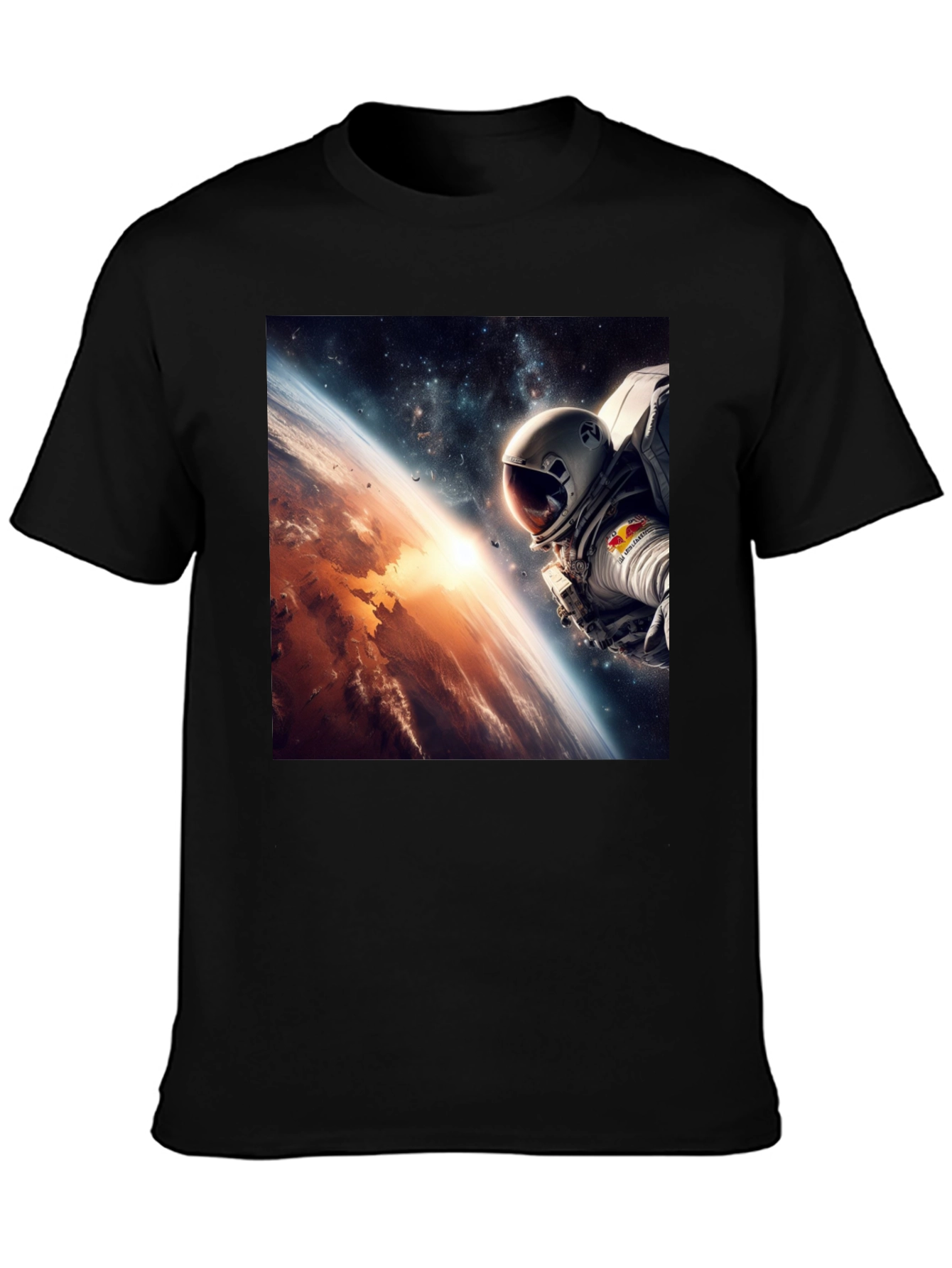 Astronaut Space View Graphic T-Shirt
