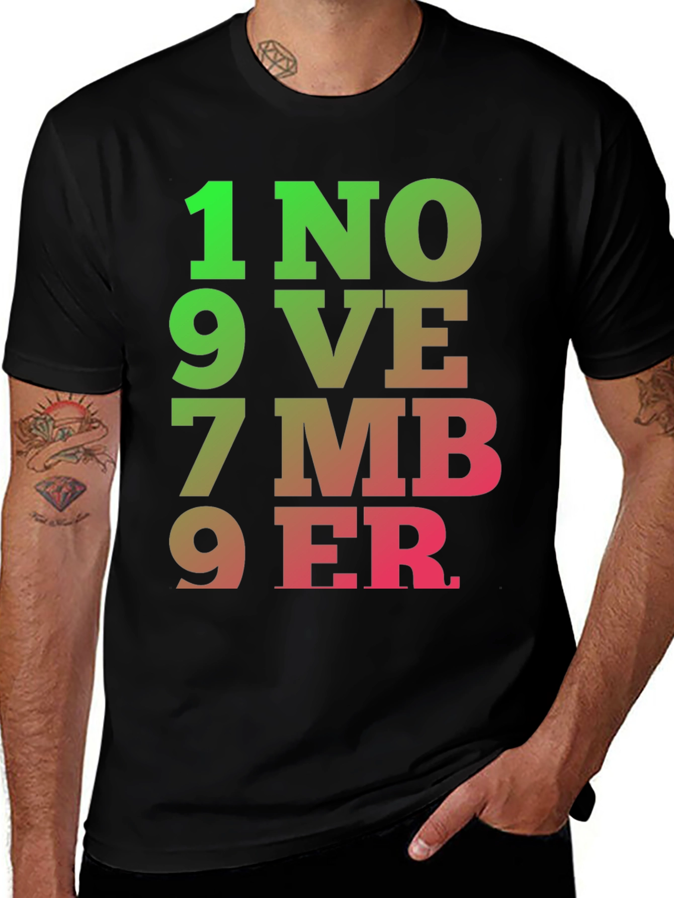 1 November 1979 T-Shirt Birthday Gift
