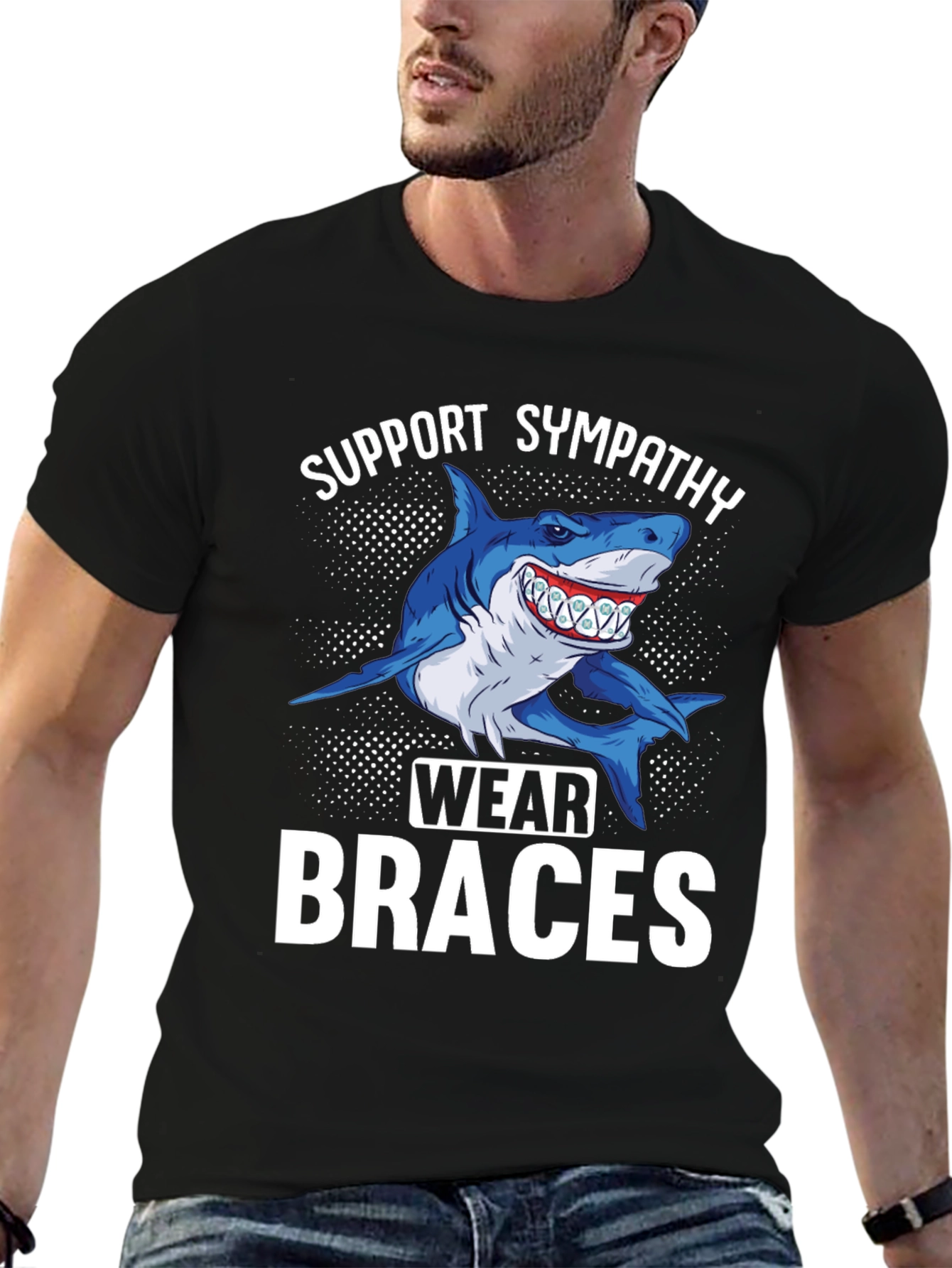 Shark Braces Graphic Tee