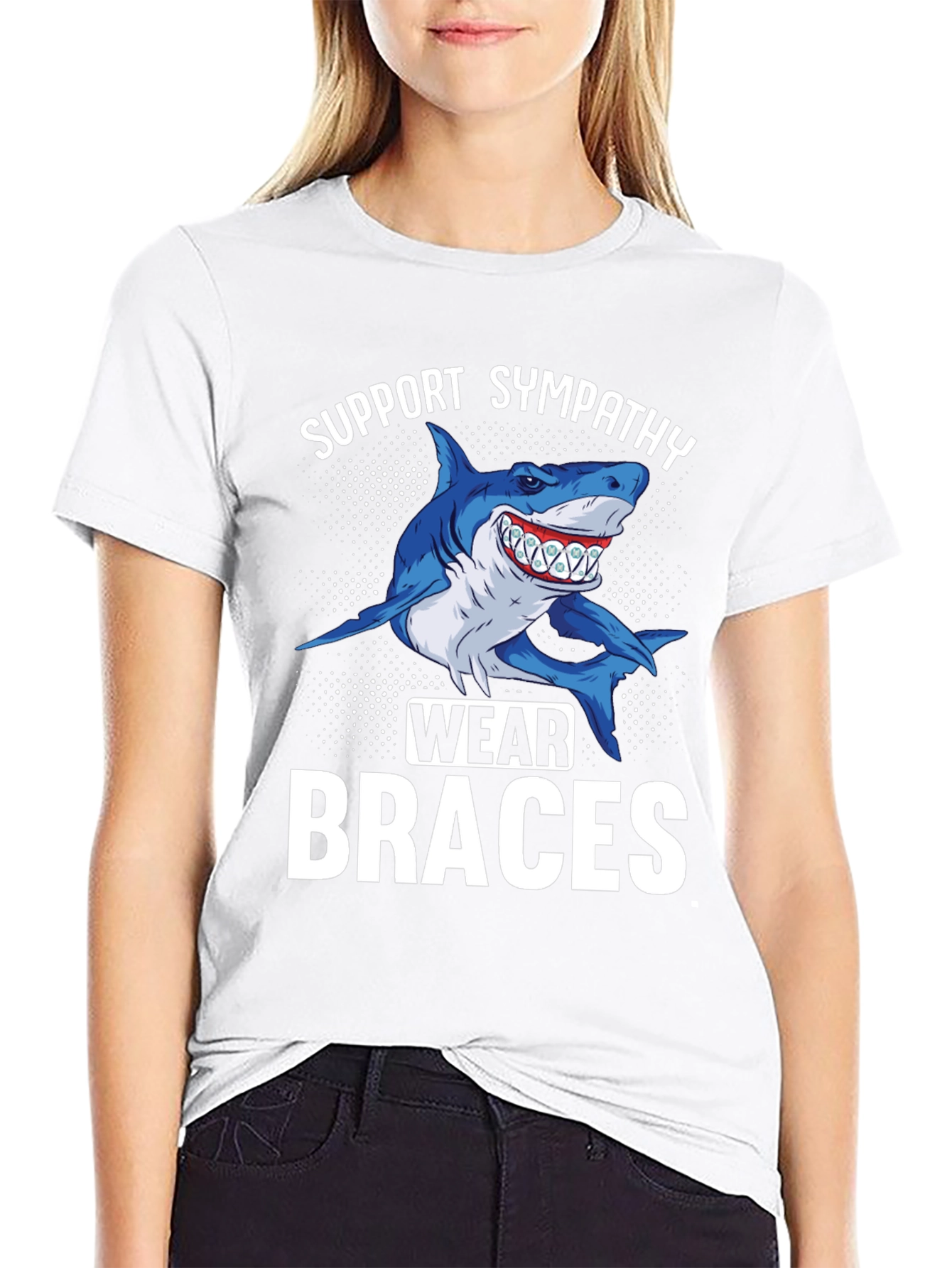 Shark Braces Graphic Tee
