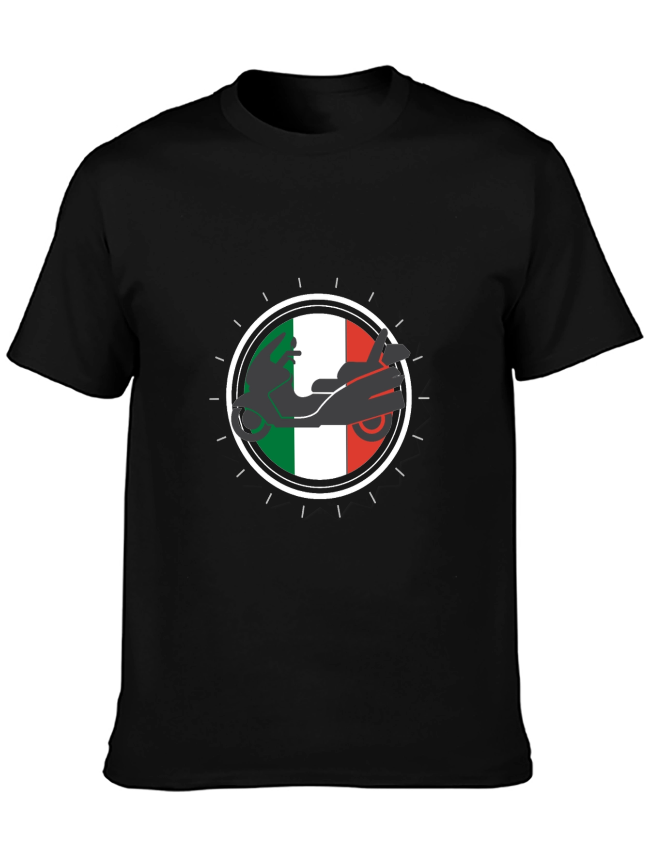 Italian Scooter Graphic T-Shirt