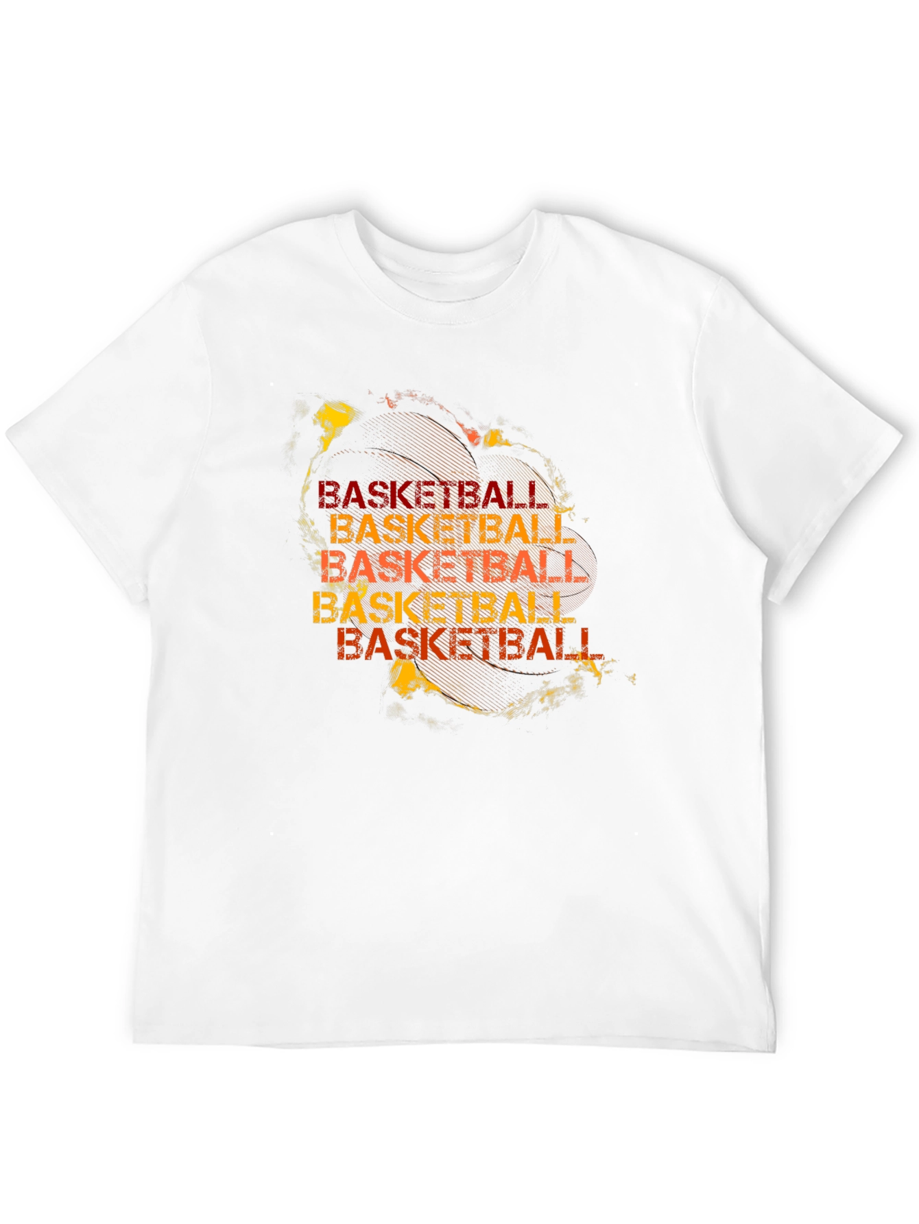 Basketball Graphic Print T-Shirt